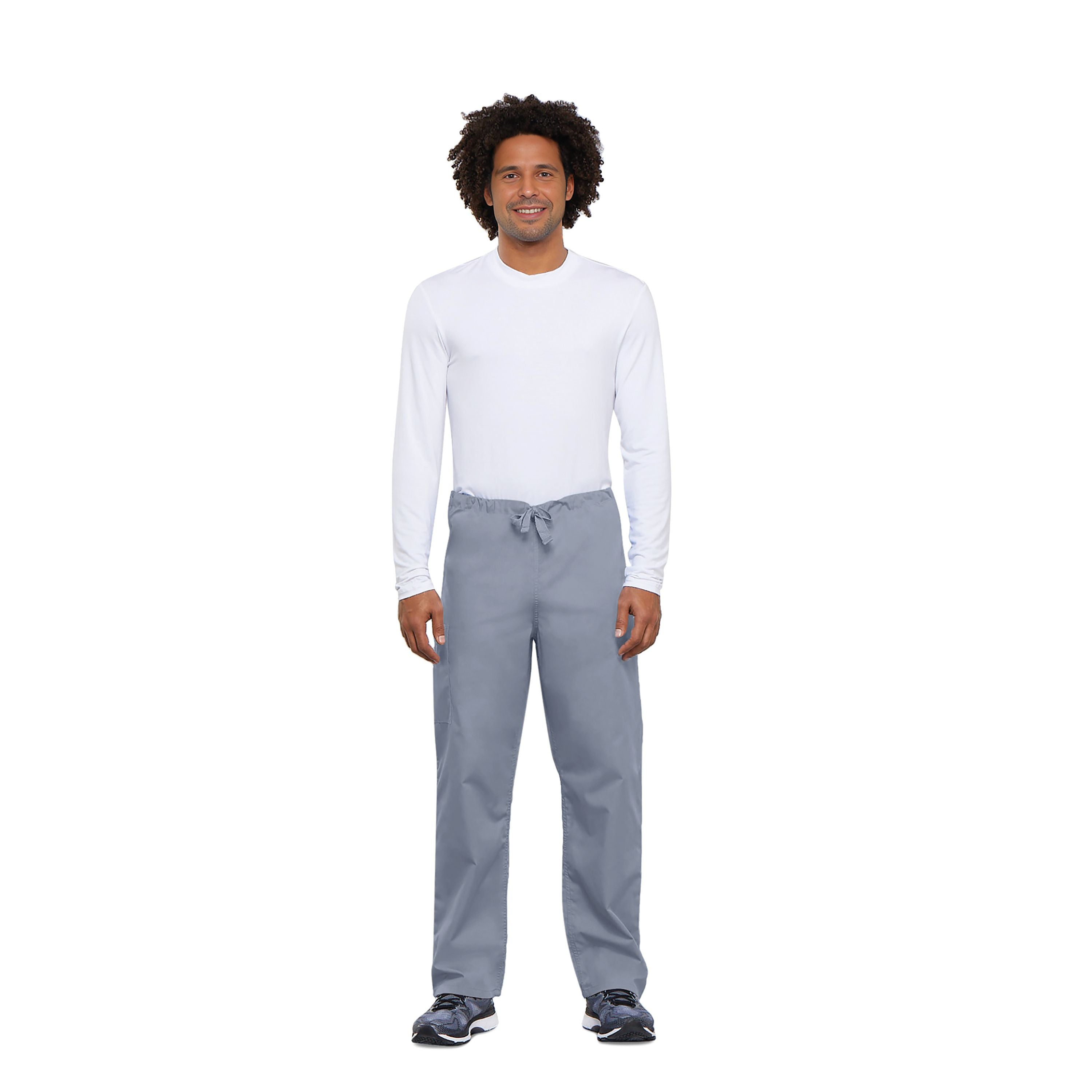 Cherokee Unisex Drawstring Scrub Trousers Pale Grey 5xl Ch4100/grey/5xl