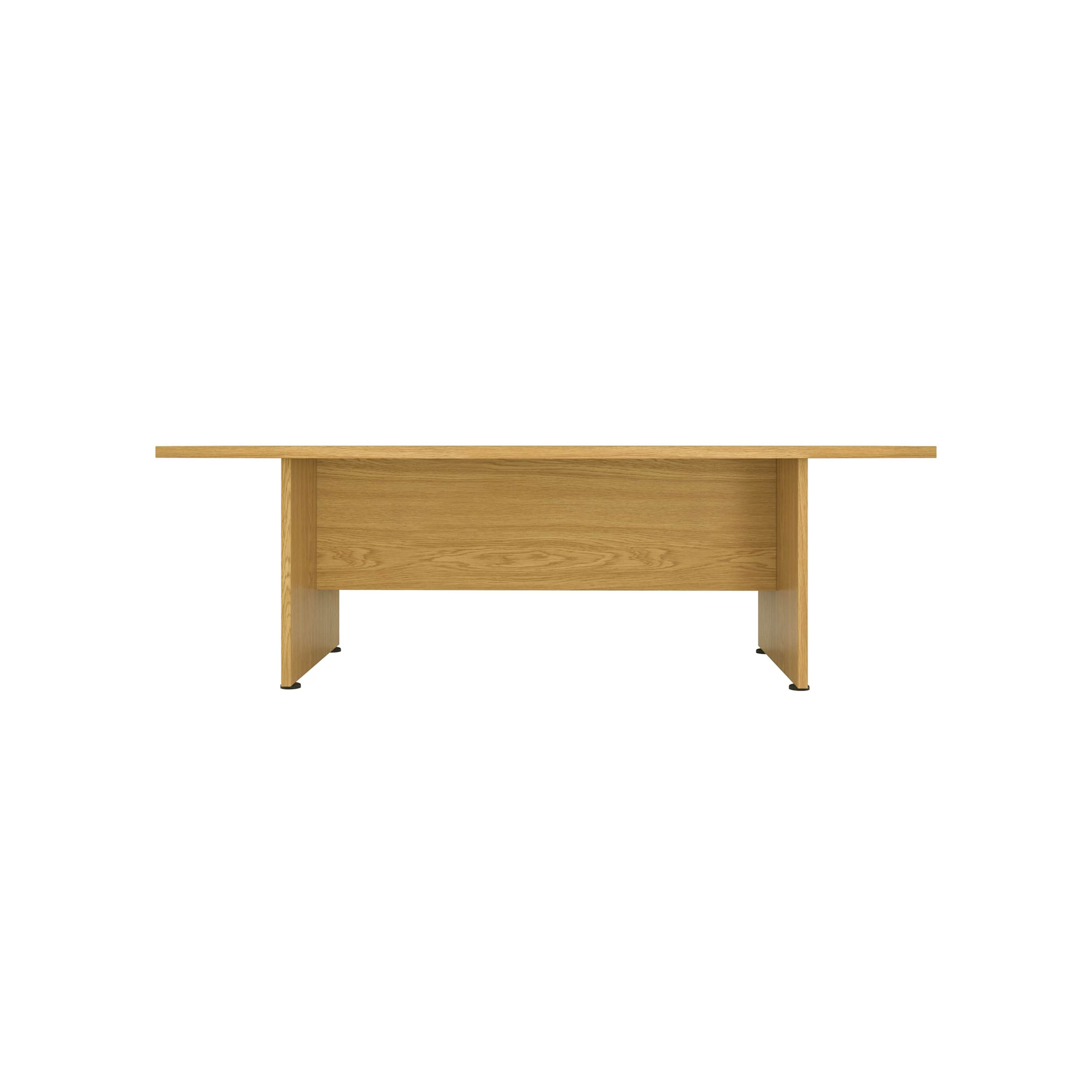 Avior Executive Boardroom Meeting Table 2400x1250x750mm Nova Oak