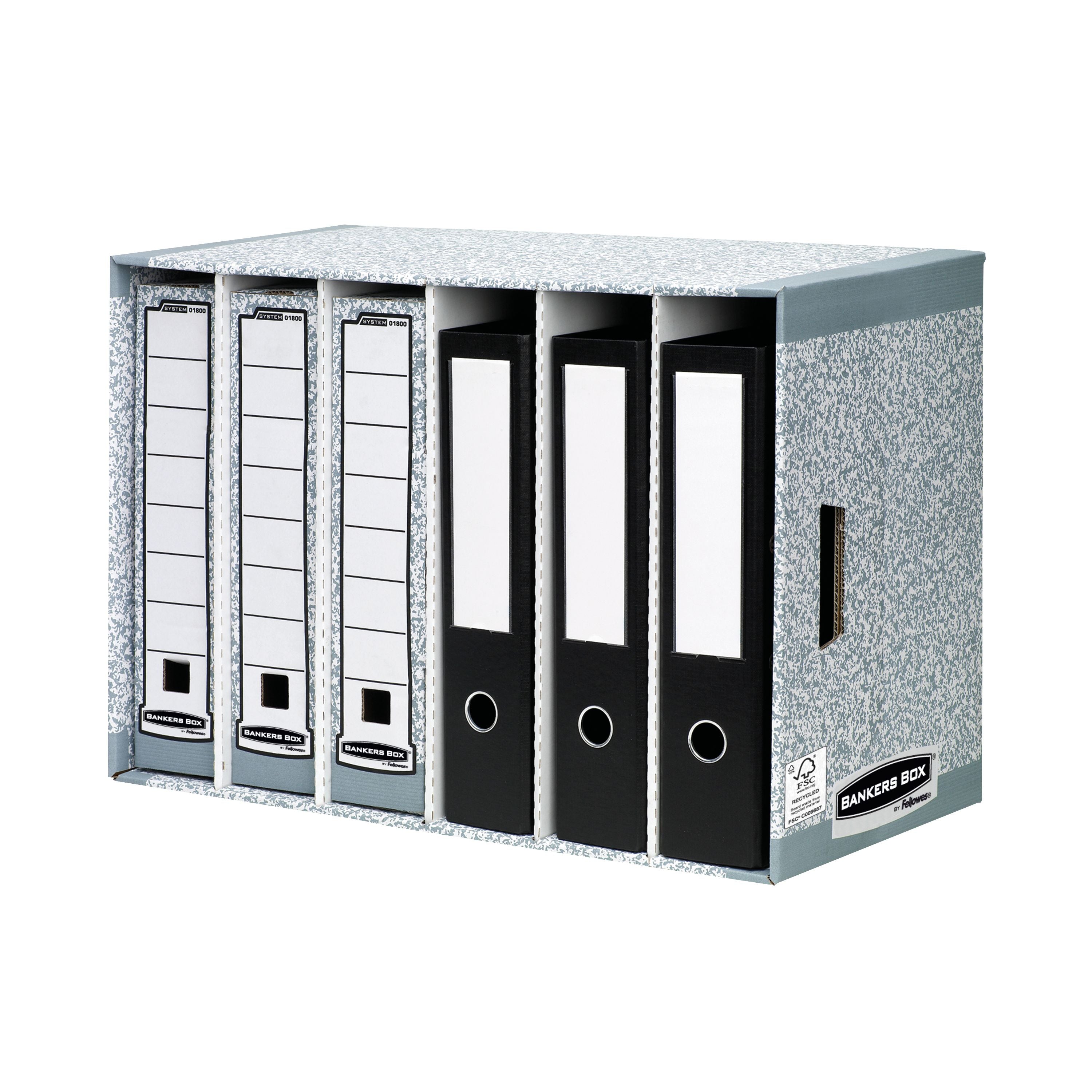 Bankers Box Fellowes Bankers Box System File Store Module Grey 01880