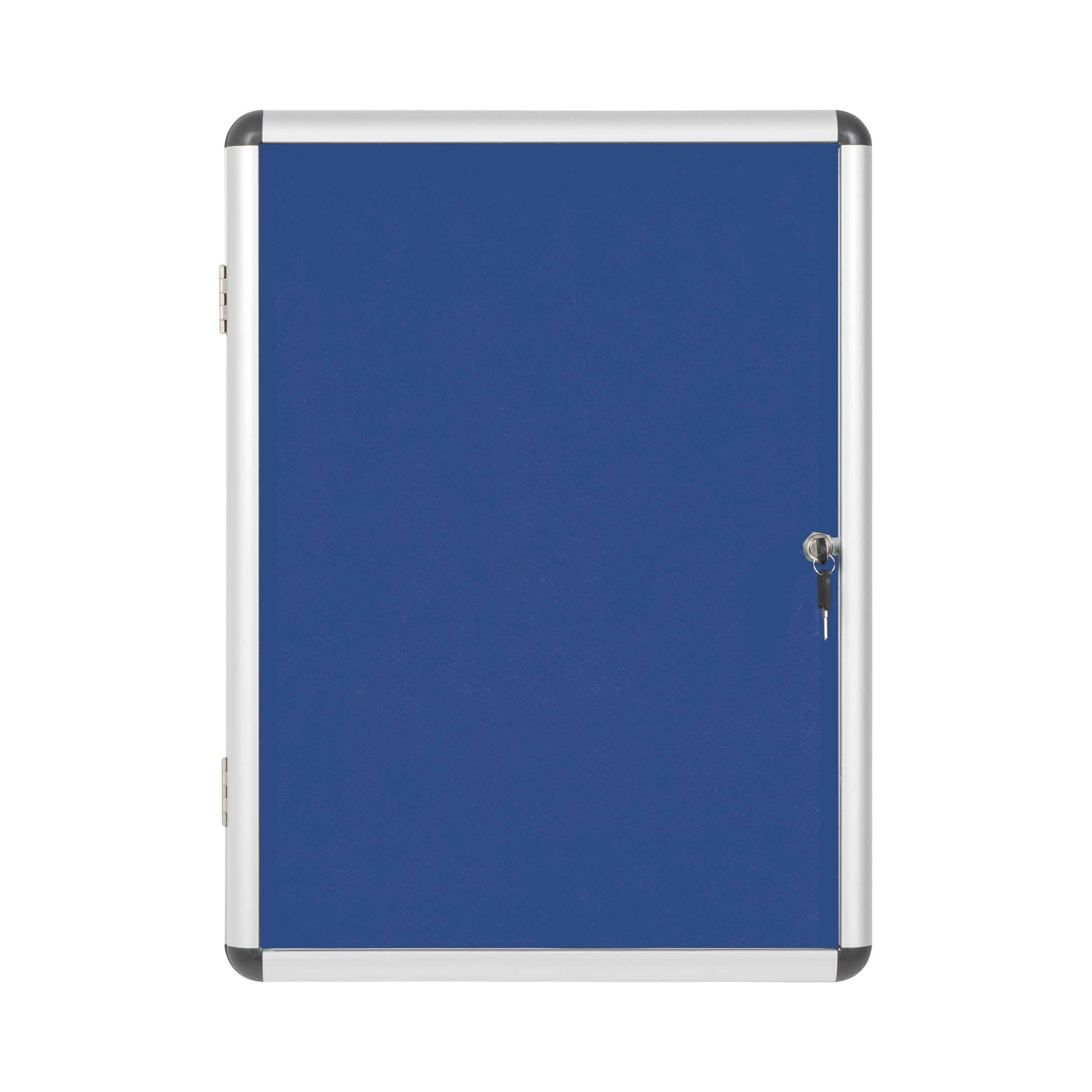 Bi-office Enclore Display Case Blue Felt Acrylic Aluminium Frame 4xa4 Vt610107150
