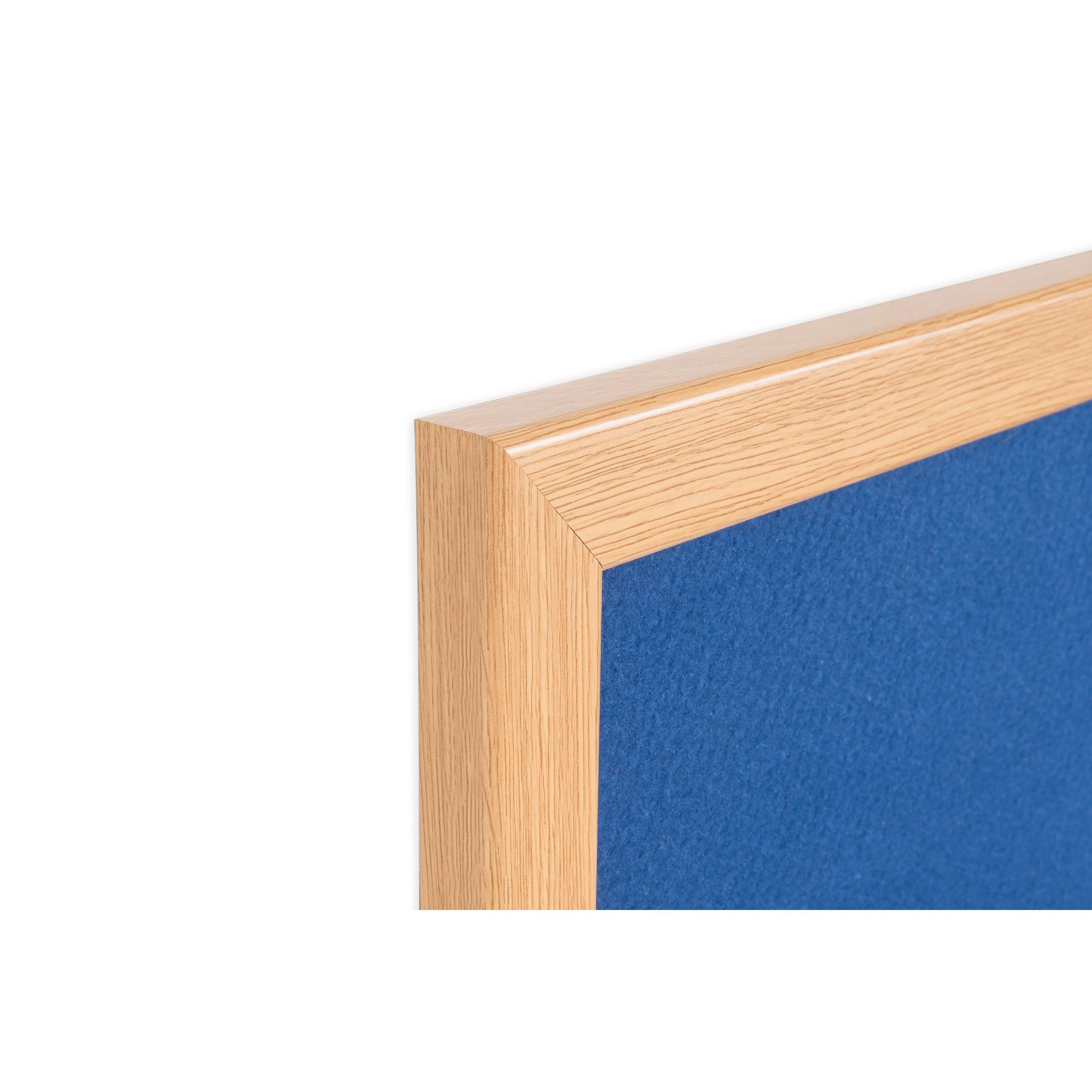 Bi-office Earth Felt Notice Board 1200x900mm Blue Rfb1443233