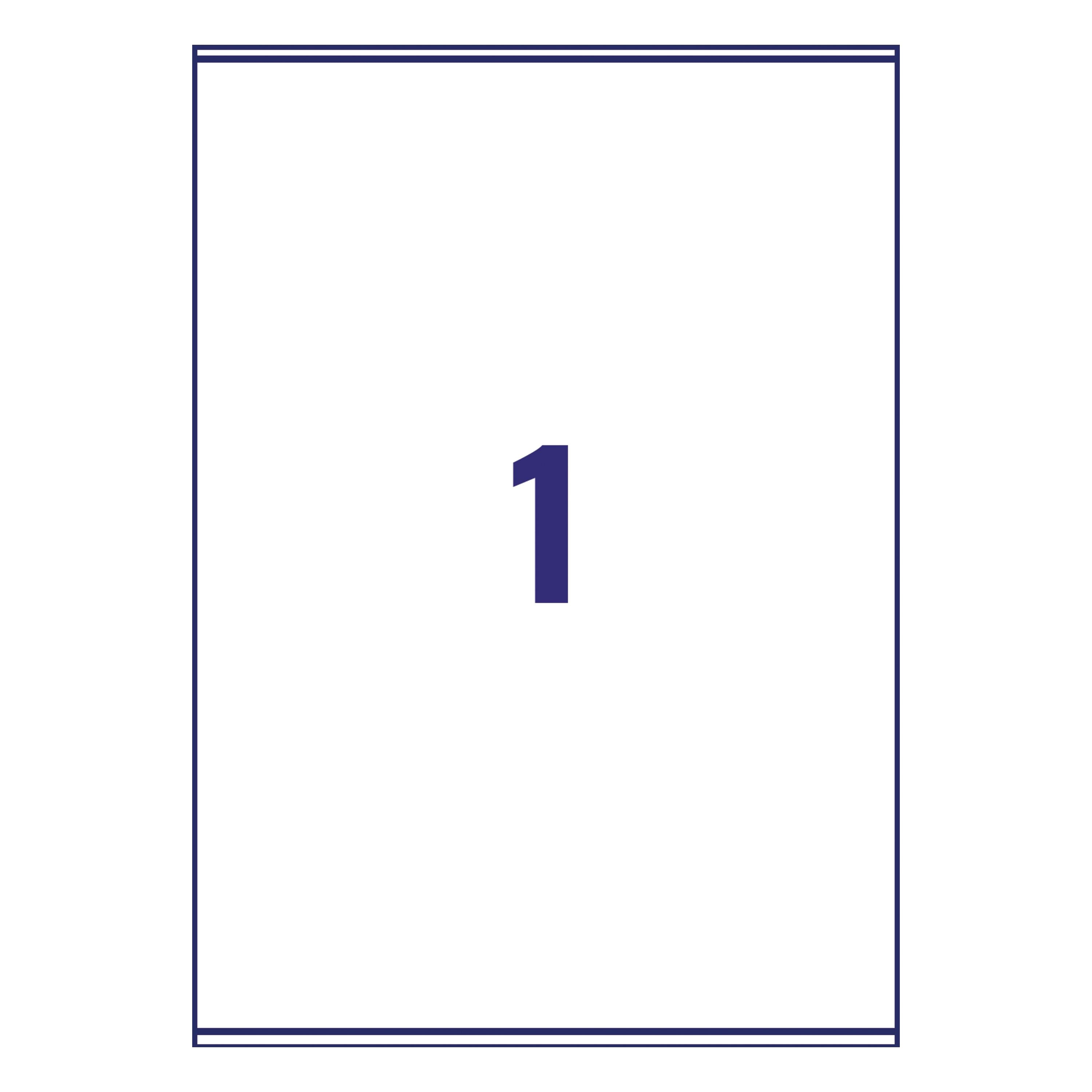 Avery Ultragrip Laser Parcel Labels 199.6x289.1mm 1 Per Sheet White – (Pack of 500)