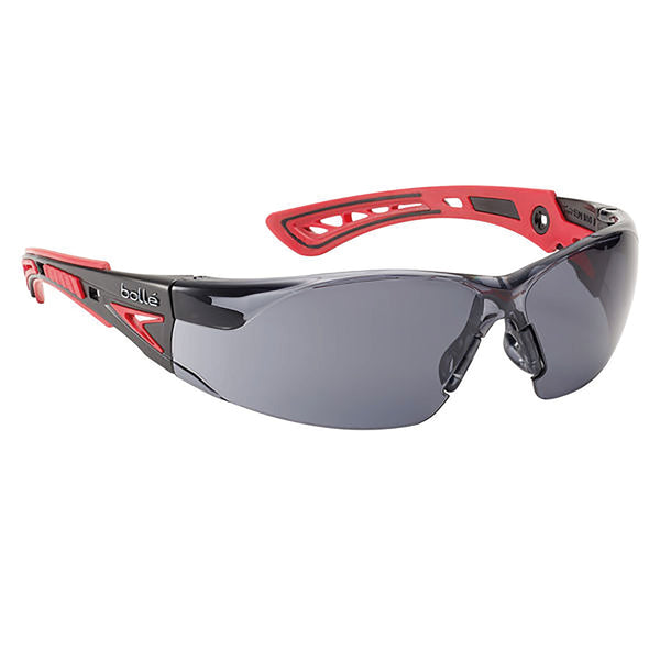 Bolle Safety Glasses Rush Go Green Platinum Smoke (pack Of 20) Bopssrusp450