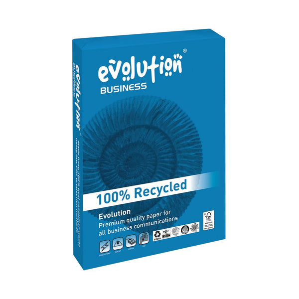 Evolution White A4 Business Recycled Paper 90gsm (500 Pack) Evbu2190