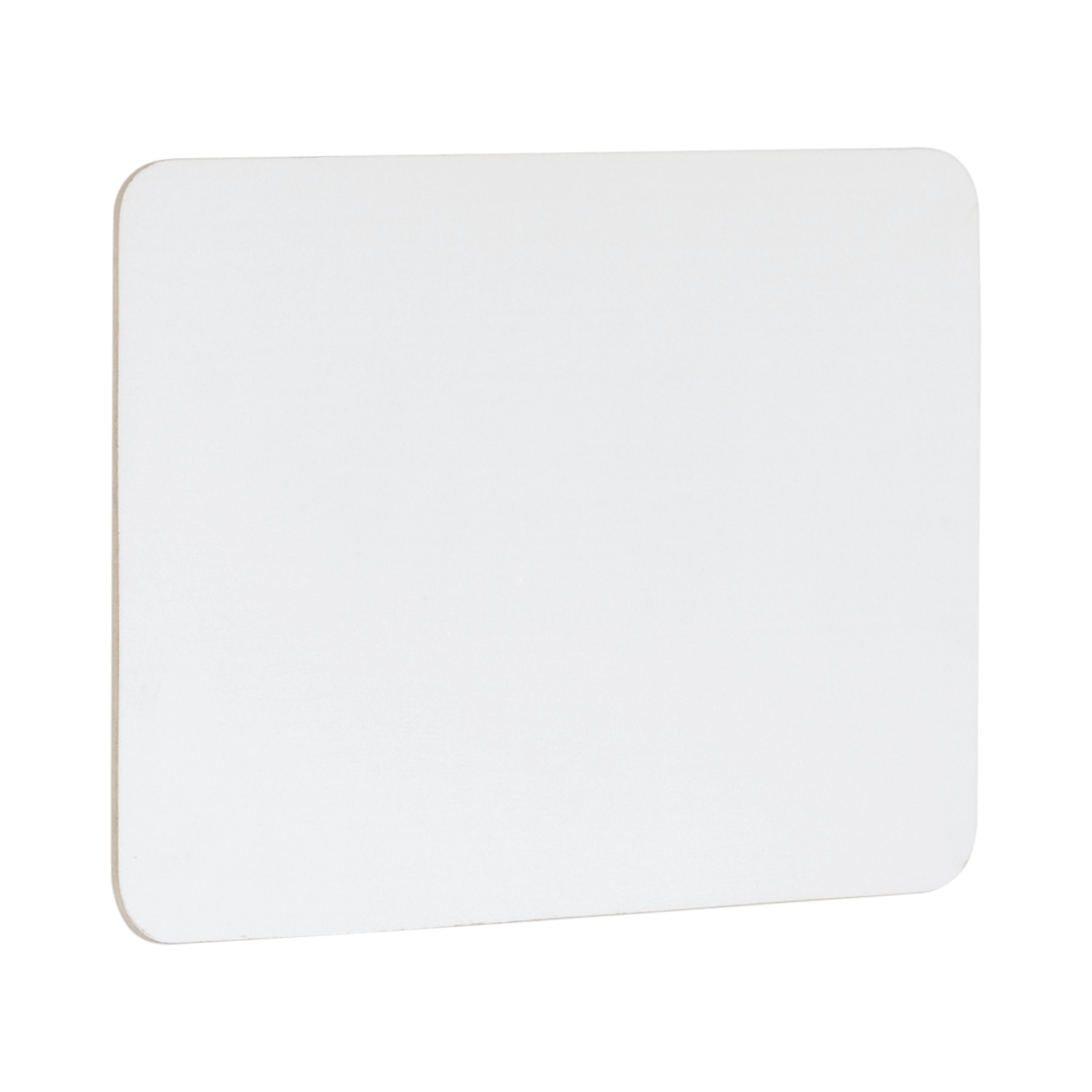 Bi-office Frameless Non-magnetic Whiteboard Double Plain/Grid Surface A4 – (Pack of 6)
