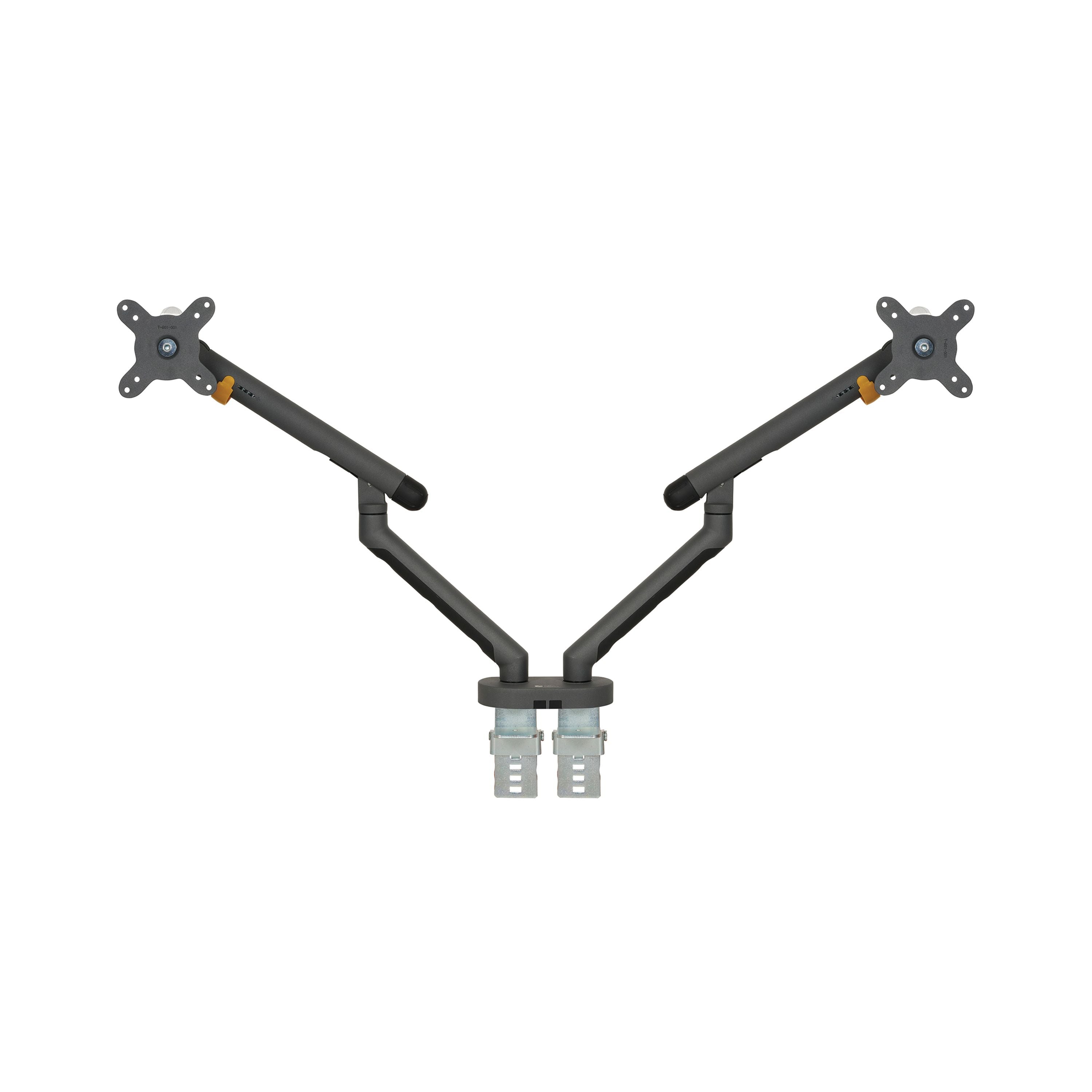 Bakkerelkhuizen Be Flexible Dual Monitor Arm Dark Grey Bnebfddg