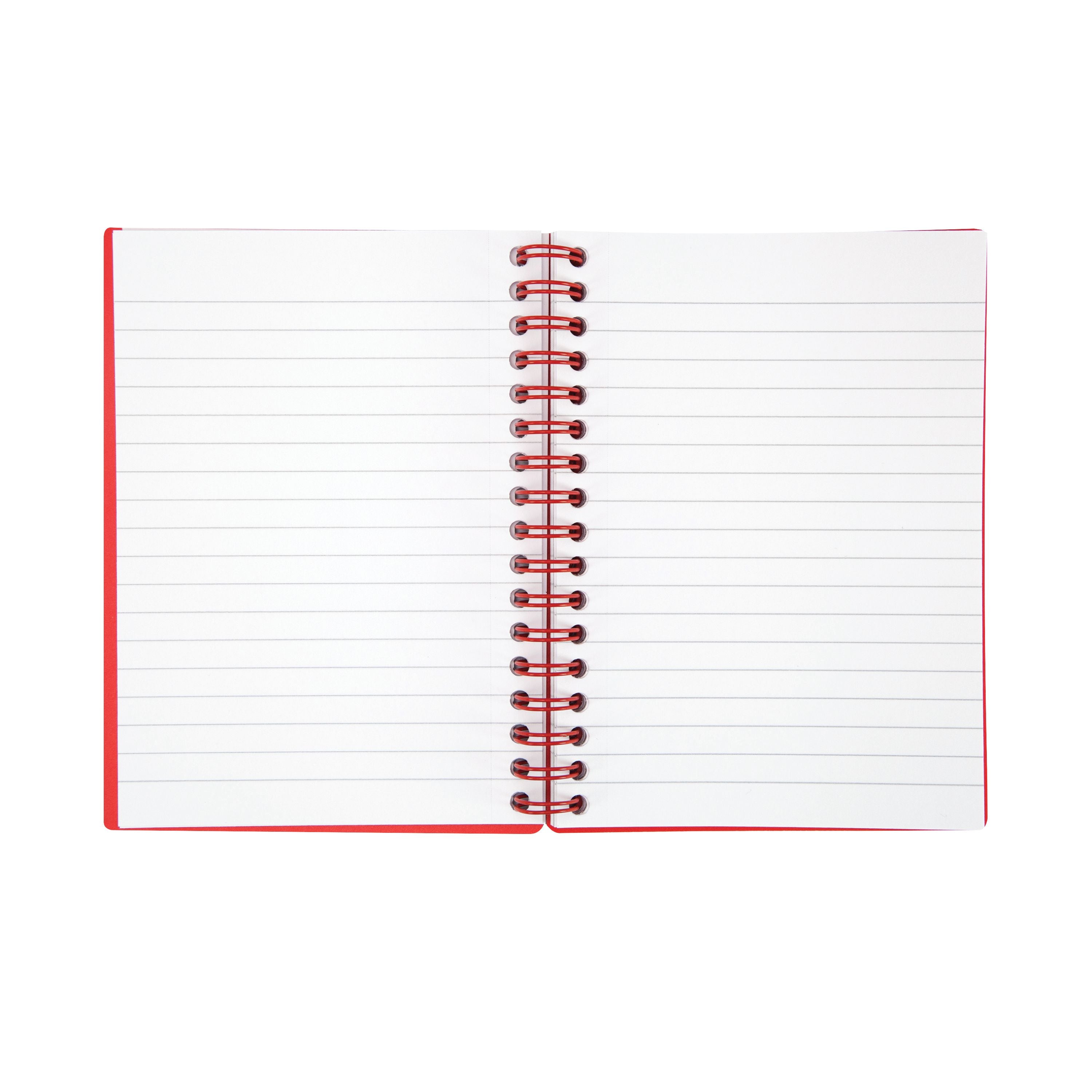 Black N Red Wirebound Polypropylene Ruled Notebook 140 Pages A6 – (Pack of 5)