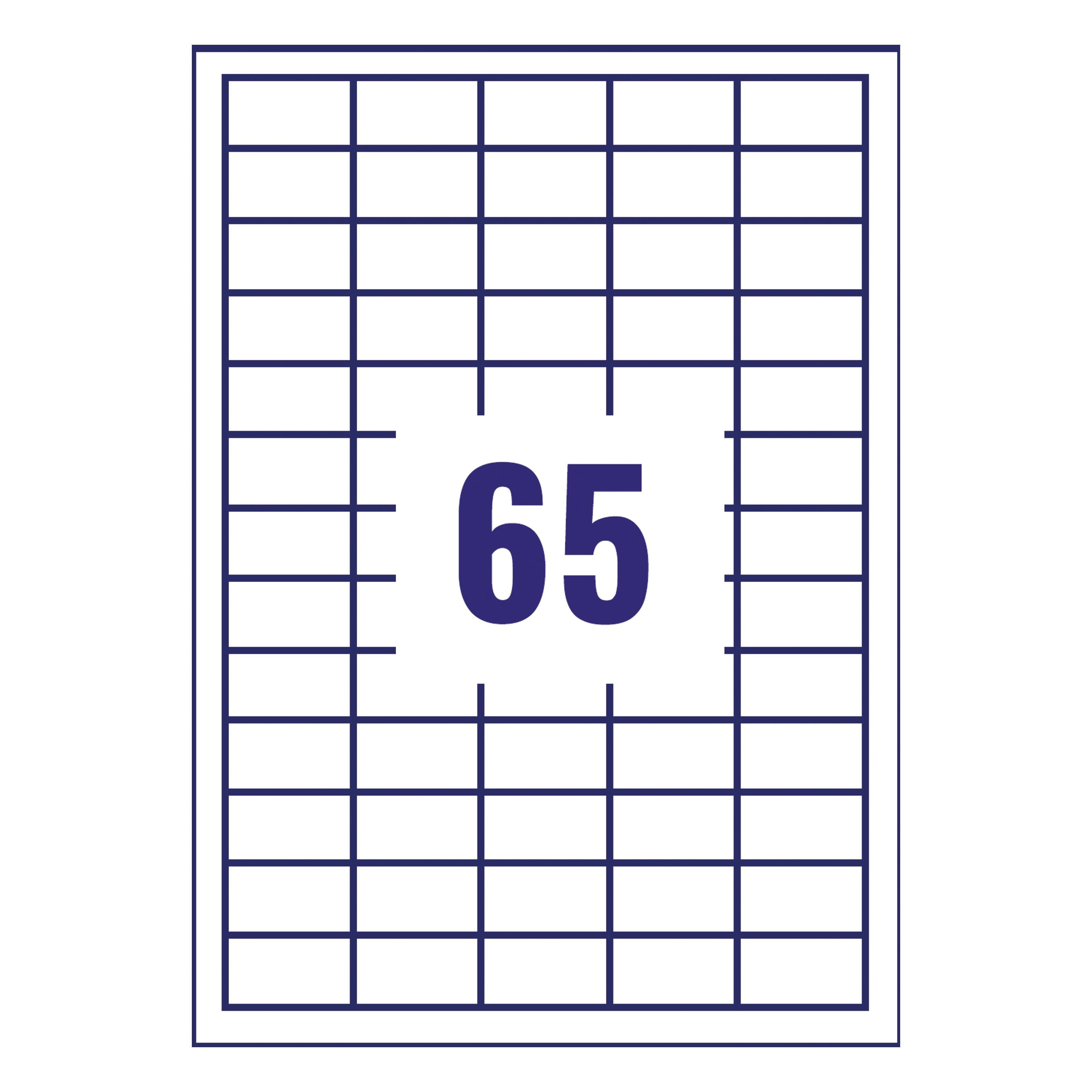 Avery Ultra Resistant Labels 38x21mm – (Pack of 1300)
