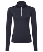 Tri Dri Womens Recycled Long Sleeve Brushed Back Zip Top - TR121 - thumbnail 3