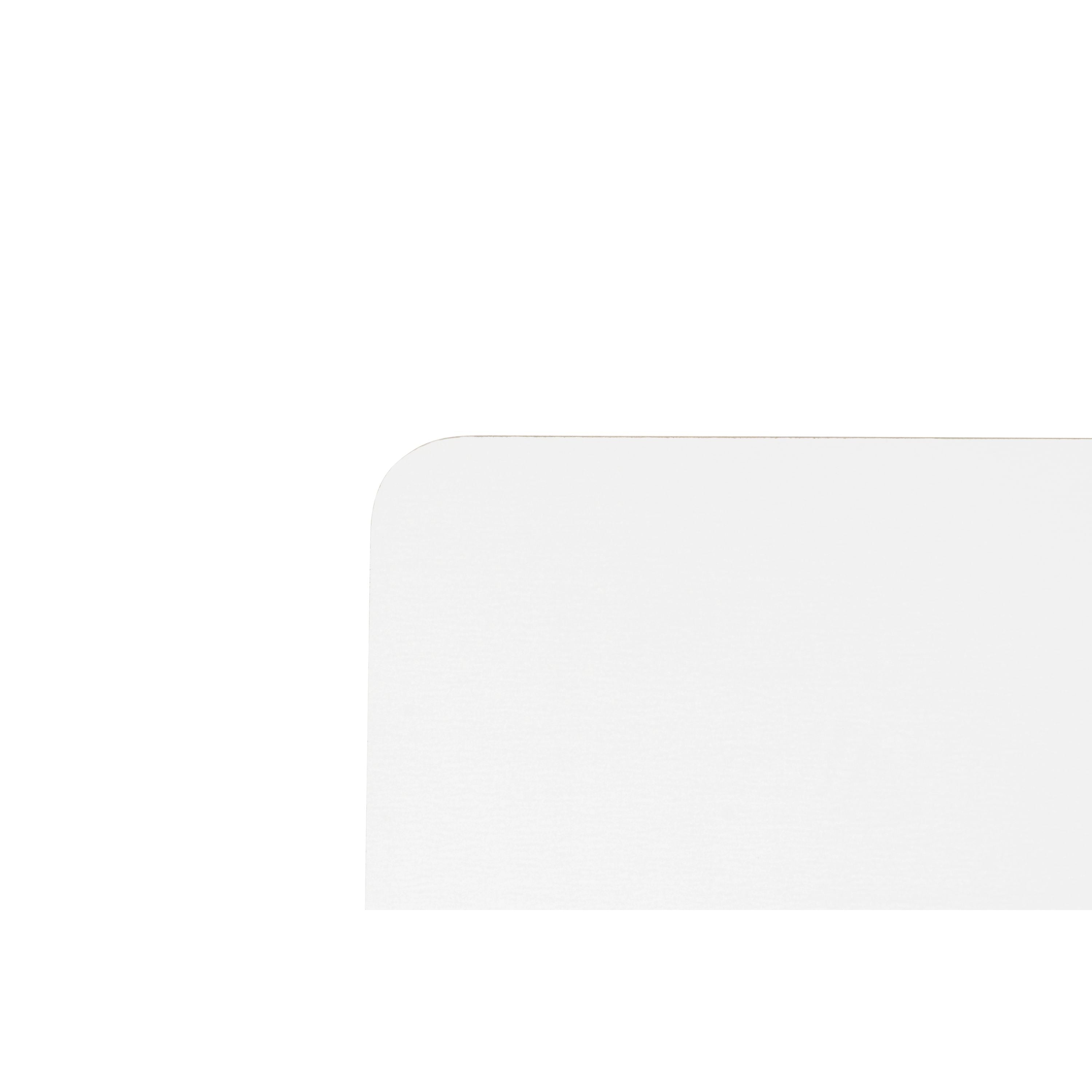 Bi-office Frameless Non-magnetic Whiteboard Double-sided Plain Surface A3 – (Pack of 6)