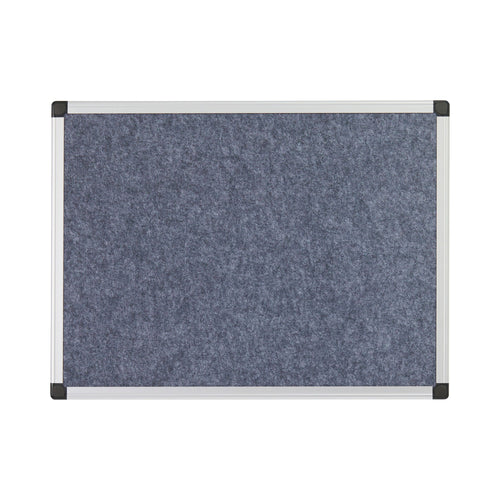 Bi-office Maya Fire Retardant Noticeboard Grey Aluminium Frame 1500x1200mm Sa1202170