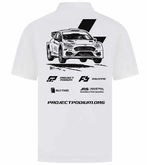 Fergus Barlow Wicking Polo Shirt White