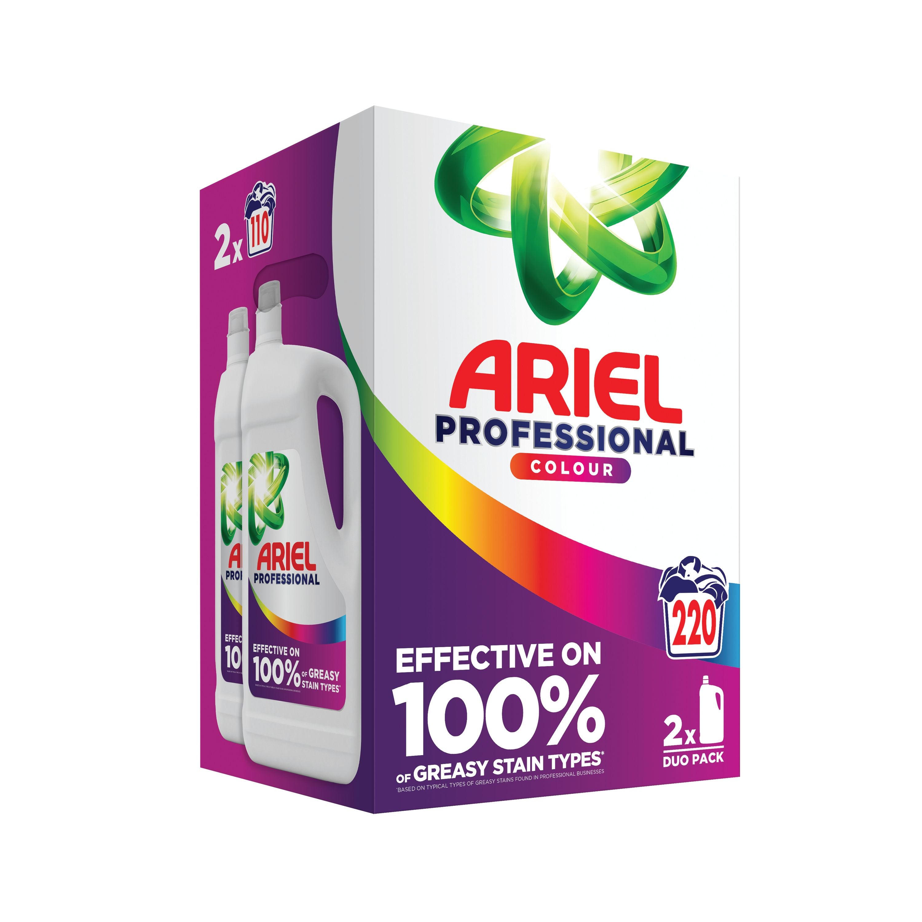 Ariel Professional Liquid Colour 4.95L 110 Wash – (Pack of 2)