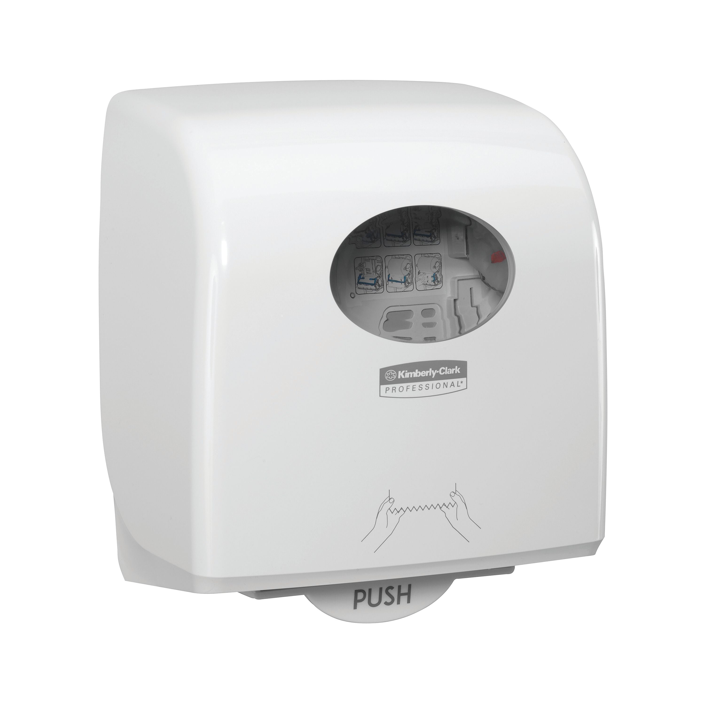 Aquarius Slimroll Rolled Hand Towel Dispenser - White/new 7955