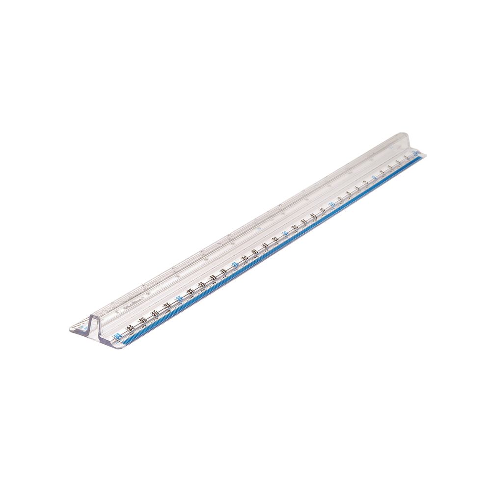 Helix Shatter Resistant Fingergrip Ruler 30cm – (Pack of 10)
