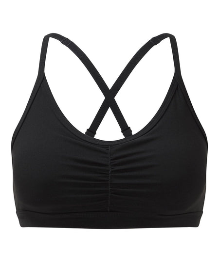 Tri Dri Women'S Ruched Sports Bra (Medium Impact) - TR923