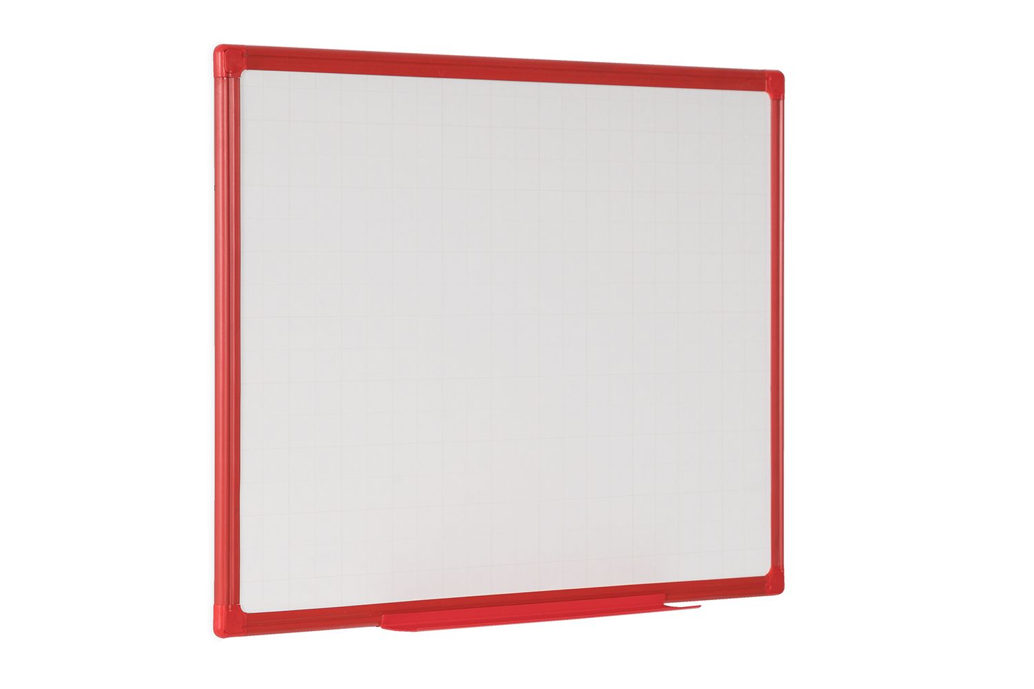 Bi-office Maya Drywipe Gridded Whiteboard Red Frame 180x120cm Mb8521206