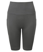 Tri Dri Womens Ribbed Seamless '3d Fit' Cycle Shorts - TR225 - thumbnail 5