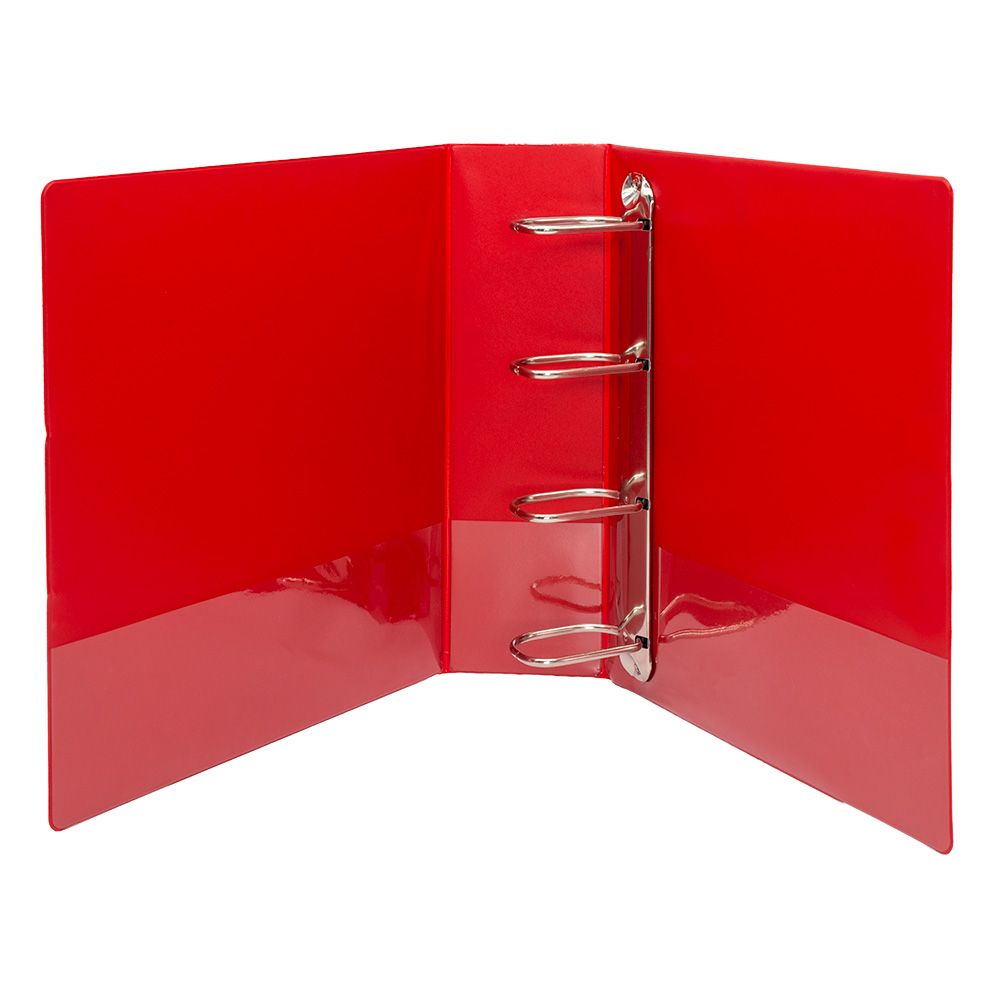 5 Star Office A4 Presentation Ring Binder Polypropylene 65mm 4d-ring Red – (Pack of 10)