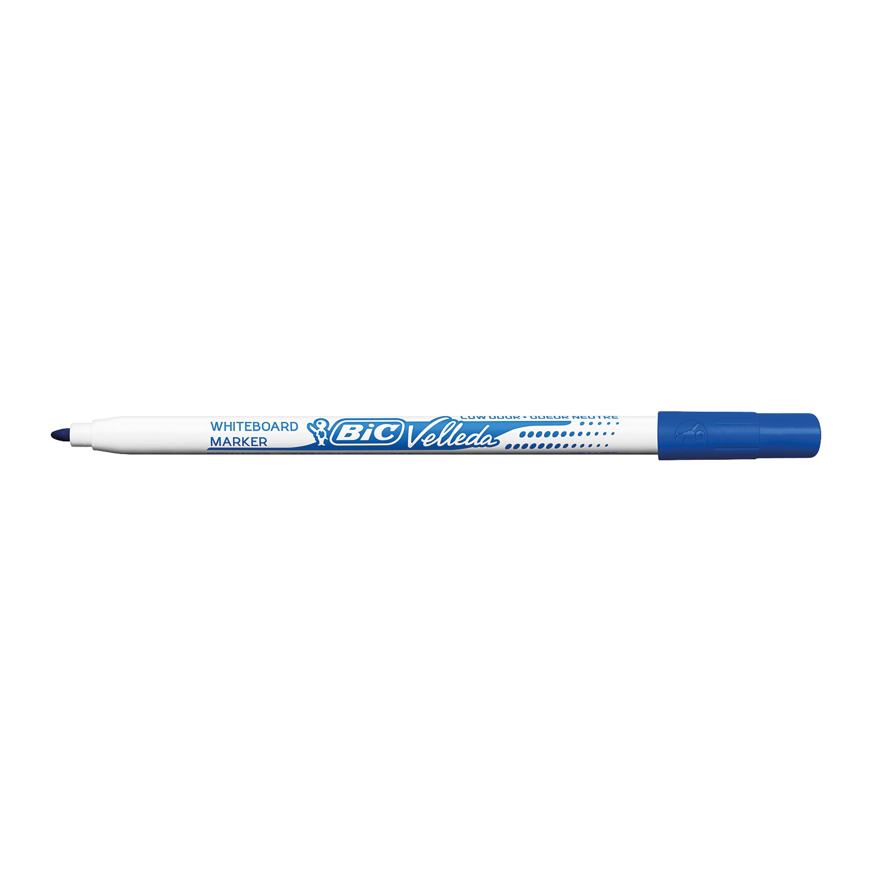 Bic Velleda 1721 Whiteboard Marker Fine Blue – (Pack of 24)