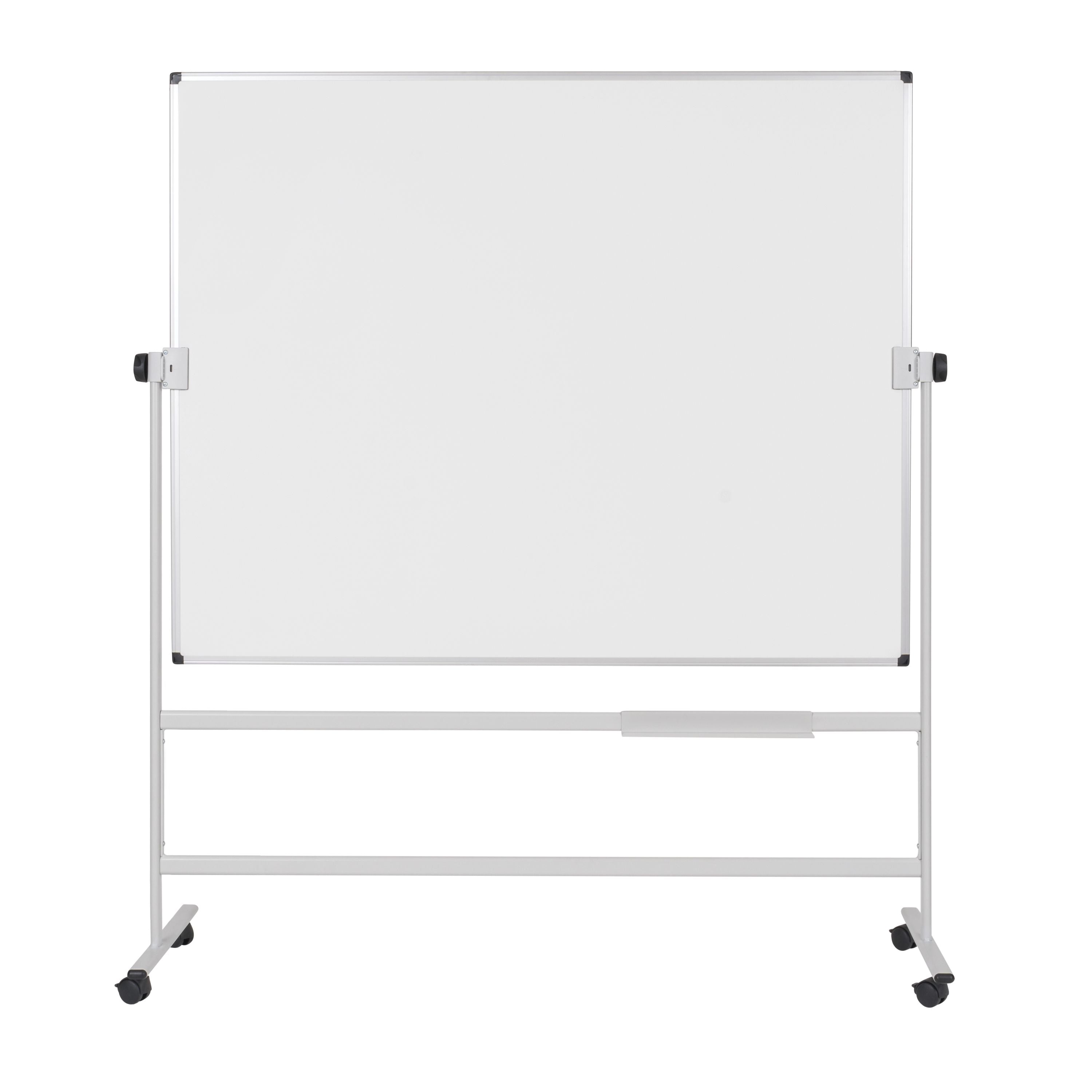 Bi-office Revolving Whiteboard Lacquered Steel Surface 120x120cm Qr0303