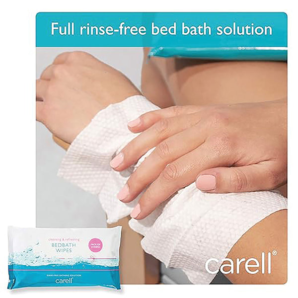 Clinell Carell Bed Bath Wipes X8 Wipes (pack Of 24) Cbb8