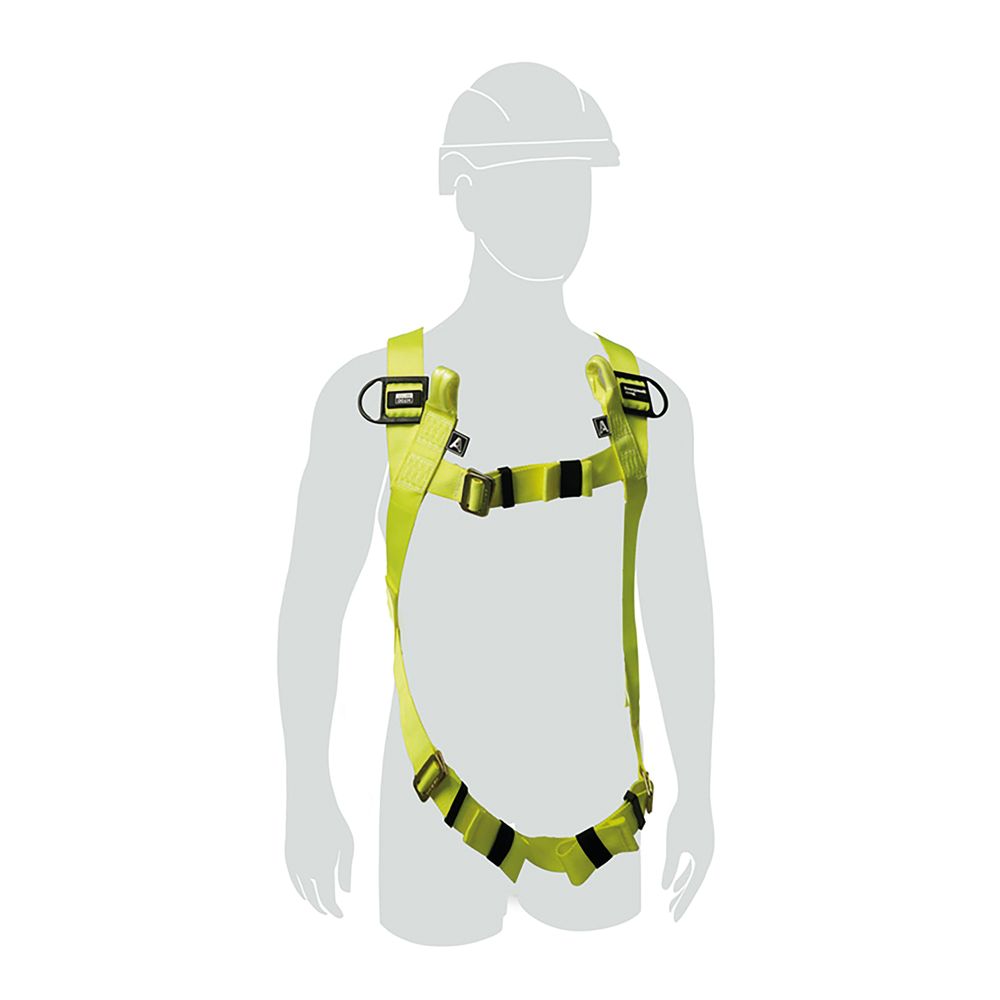 Honeywell H100 2 Point 2 Loop Safety Harness Yellow Hw1036294