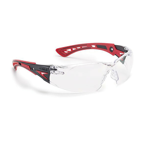 Bolle Safety Glasses Rush Platinum Spectacles Smoke Borushppsfplus