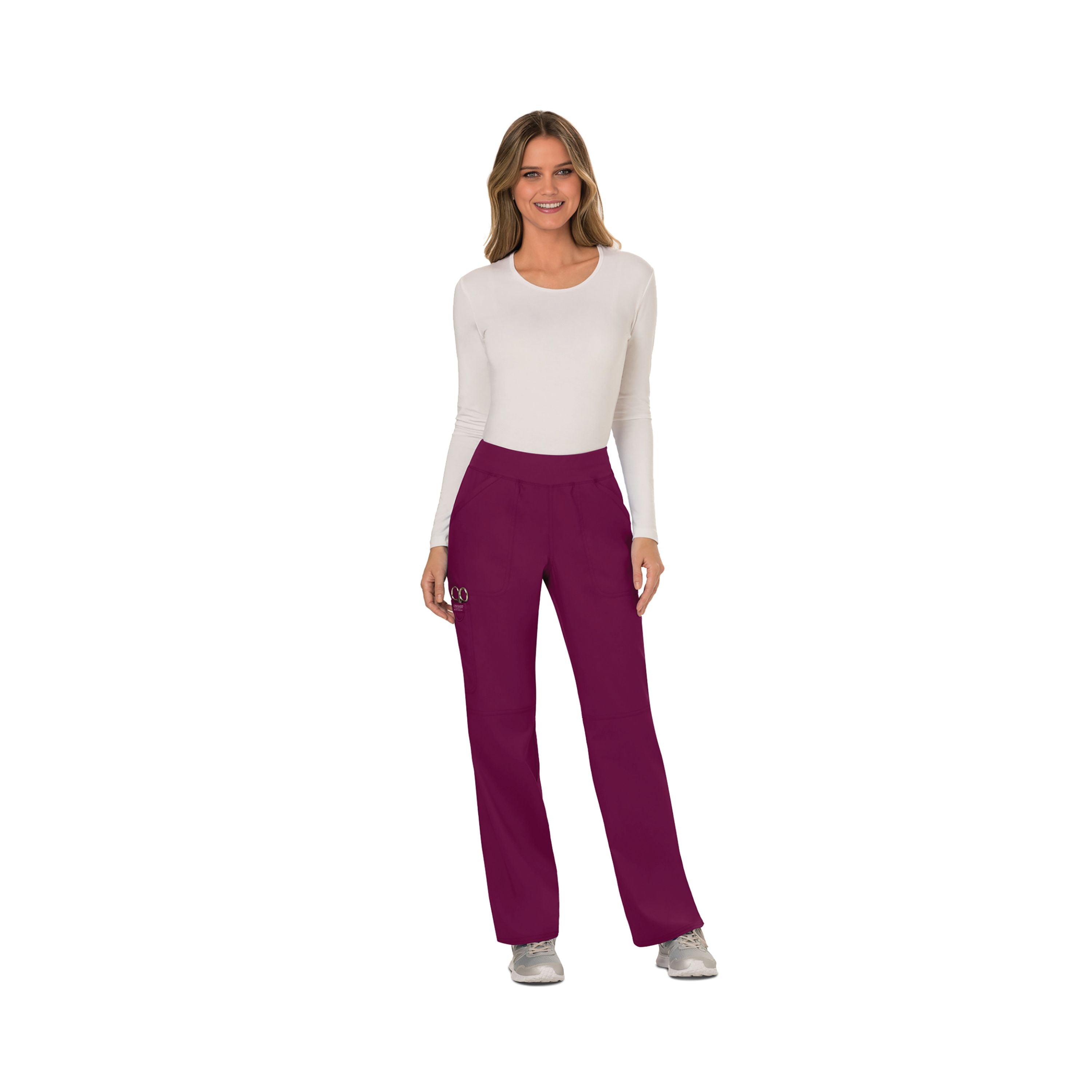 Cherokee Revolution Female Cargo Trousers Wine Xxs Chww110/wine/xxs