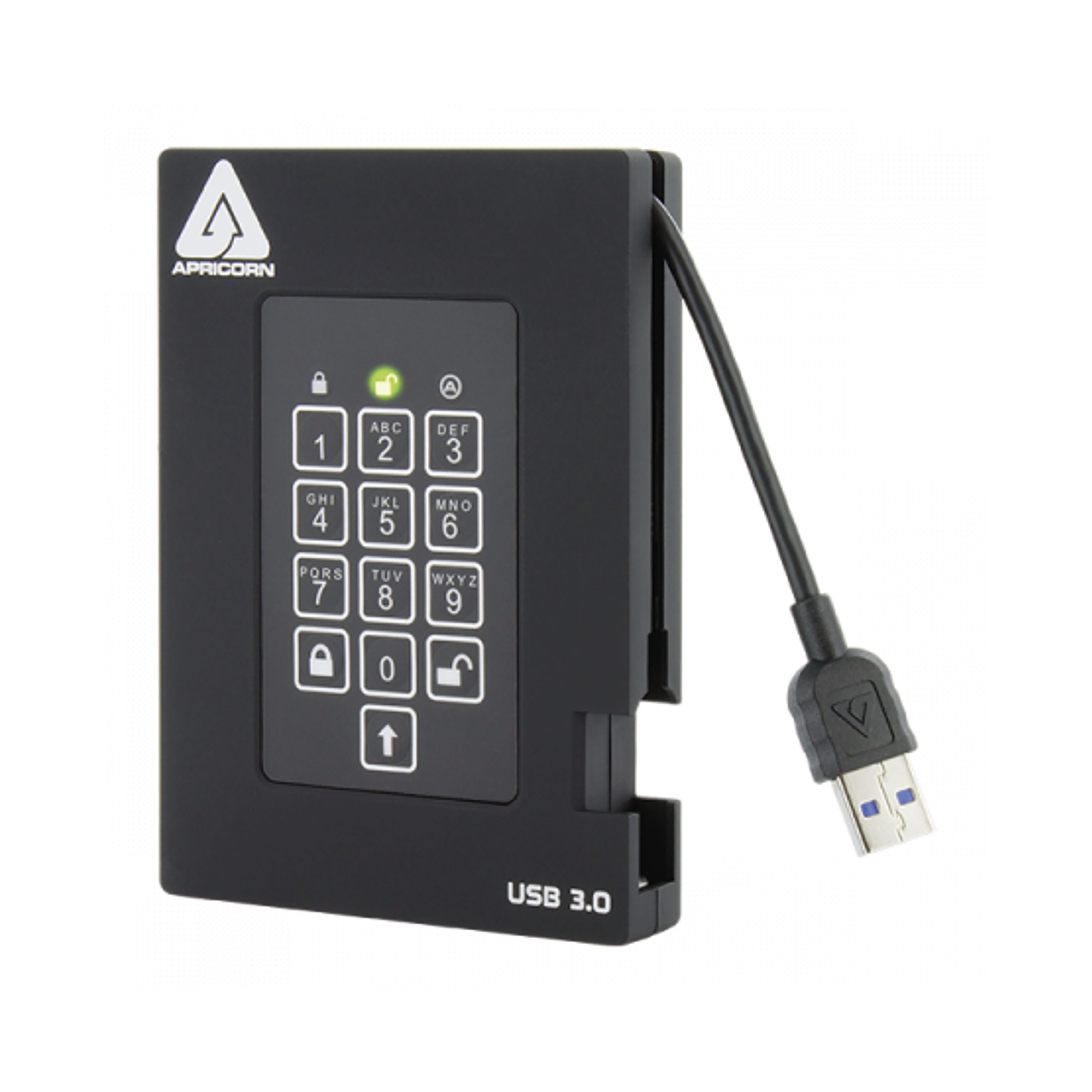 Apricorn Aegis Fortress Ssd Usb 3.0 2tb Black A253pl256s2000f