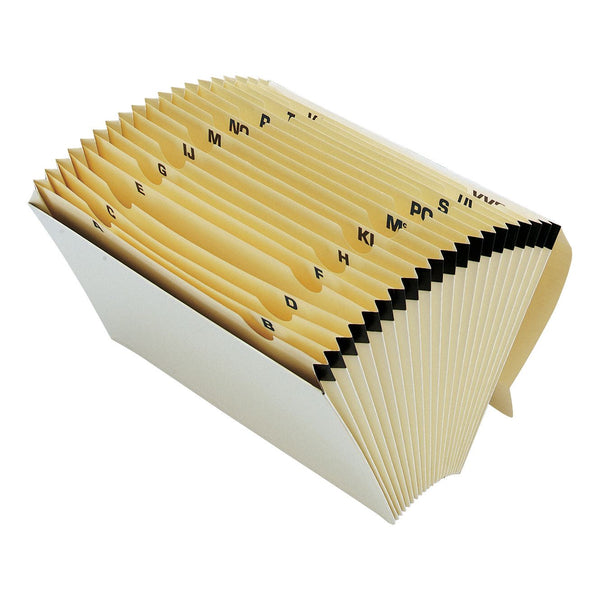 5 Star Office Economy Expanding File 19 Pockets A-z Foolscap Cream