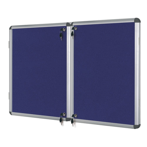 Bi-office Enclore Fire Retardant Blue Lockable Door Top Hinged 32xa4 St770101150
