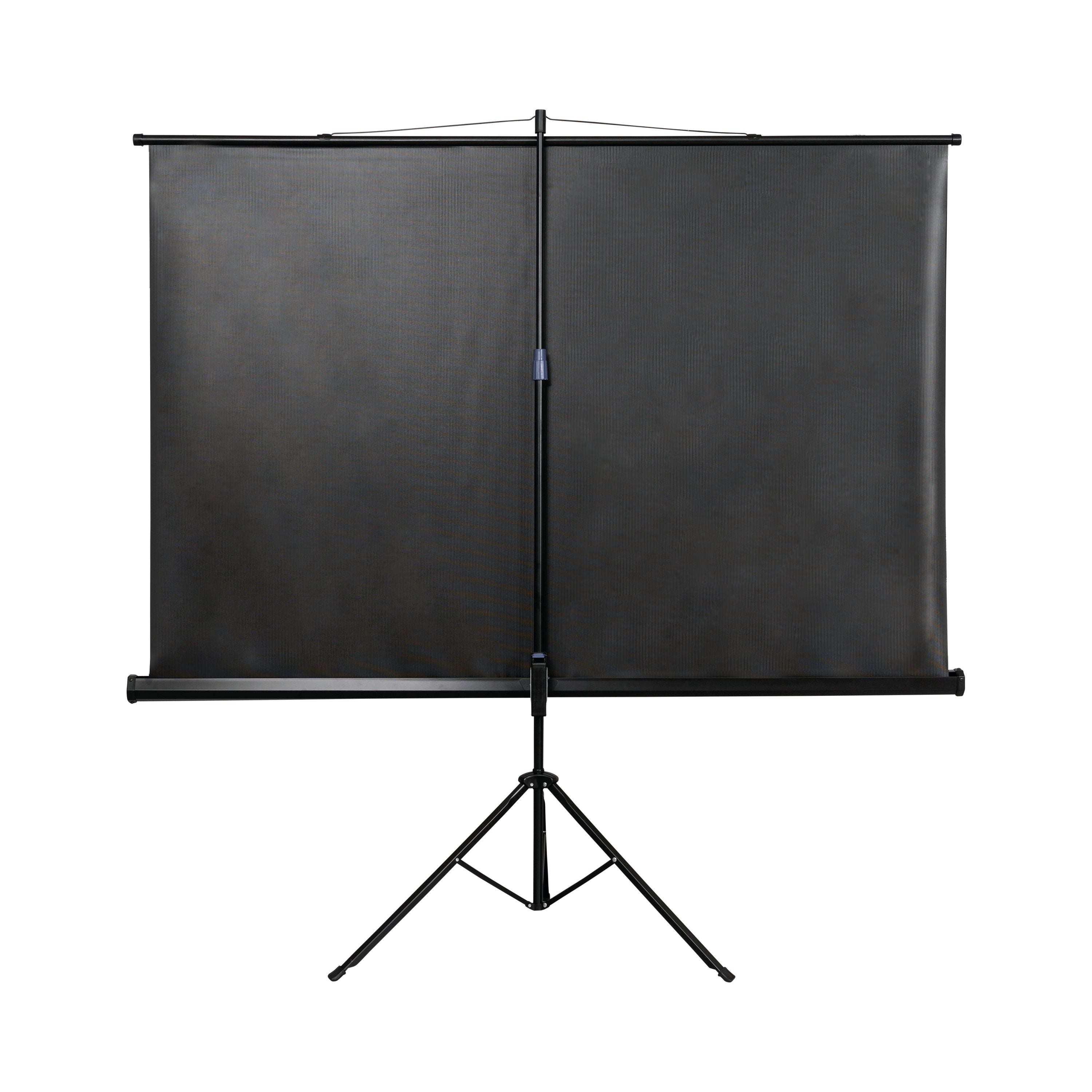 Bi-office Tripod Projection Screen 1500x1500mm Black – (Pack of 1)