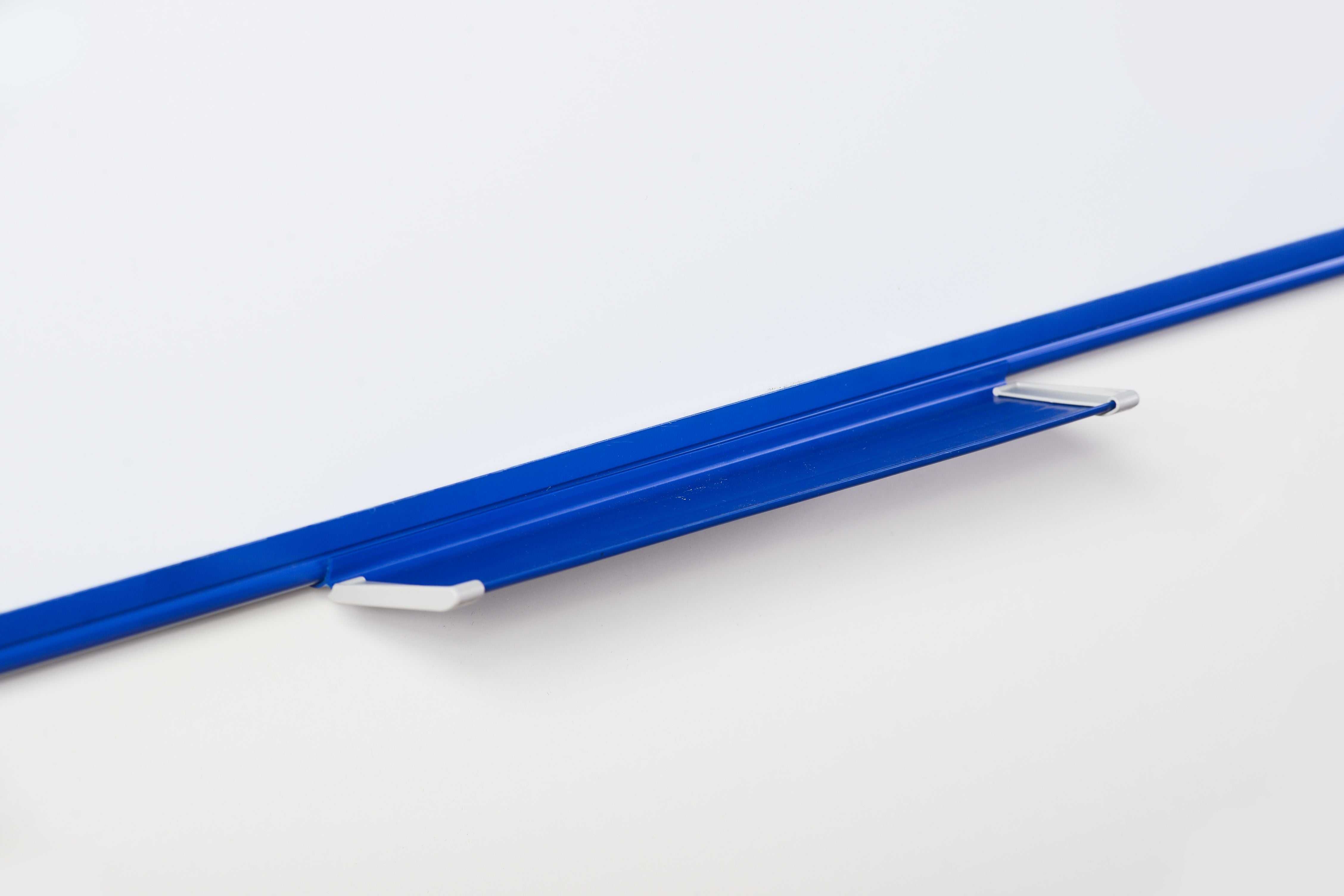 Bi-office Maya Drywipe Gridded Whiteboard Blue Frame 900x90x60cm Mb0721196