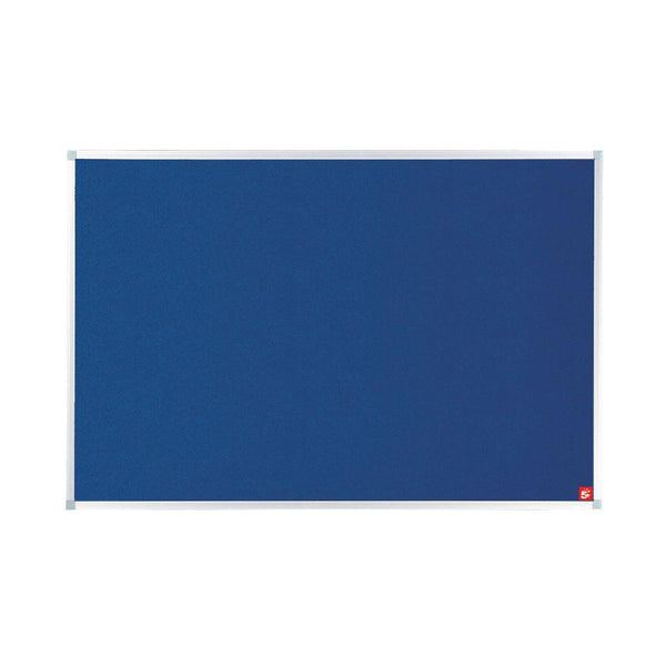 5 Star Office Felt Noticeboard With Fixings And Aluminium Trim 1200x900mm Blue