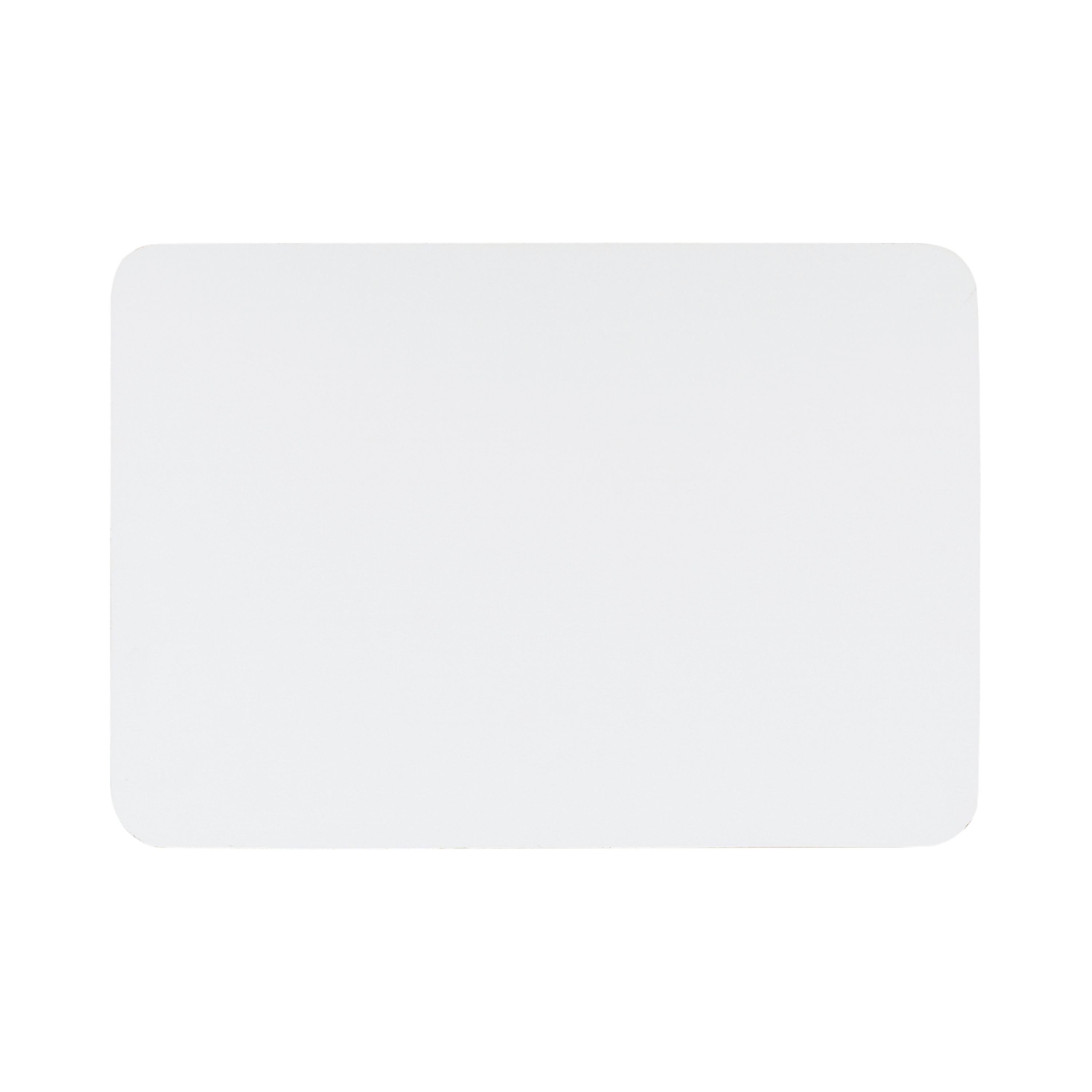 Bi-office Frameless Non-magnetic Whiteboard Double Plain/Grid Surface A4 – (Pack of 6)