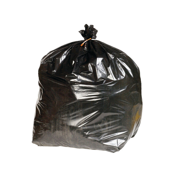2WORK Extra Heavy Duty Refuse Sack LDPE Black 457x725x950mm  (Pack of 200)