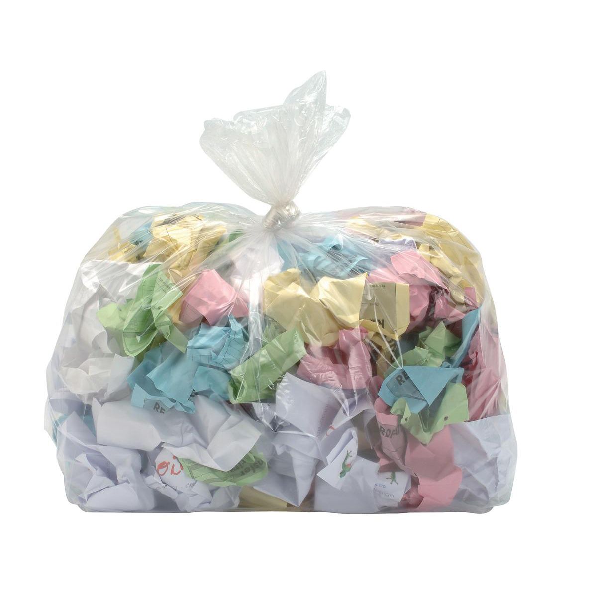 5 Star Bin Liners Extra Heavy Duty 175 Litre Capacity Clear – (Pack of 100)