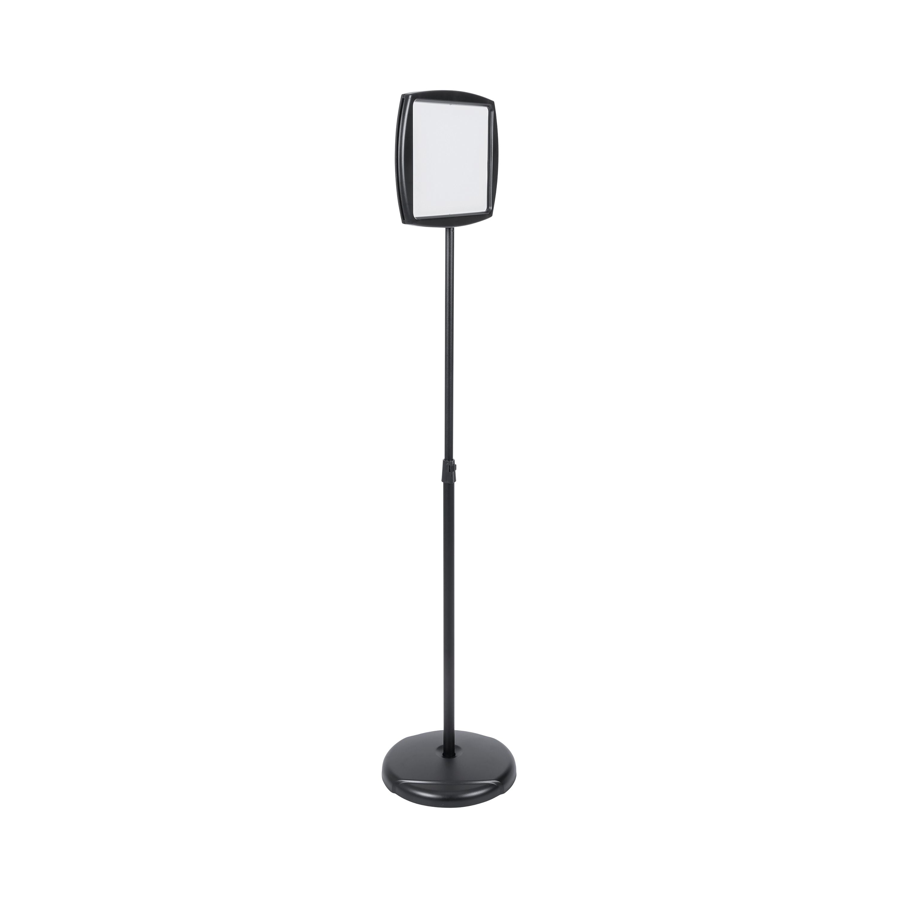 Bi-office Rectangular With Inserts Floor Sign Drywipe Black Sig05050505