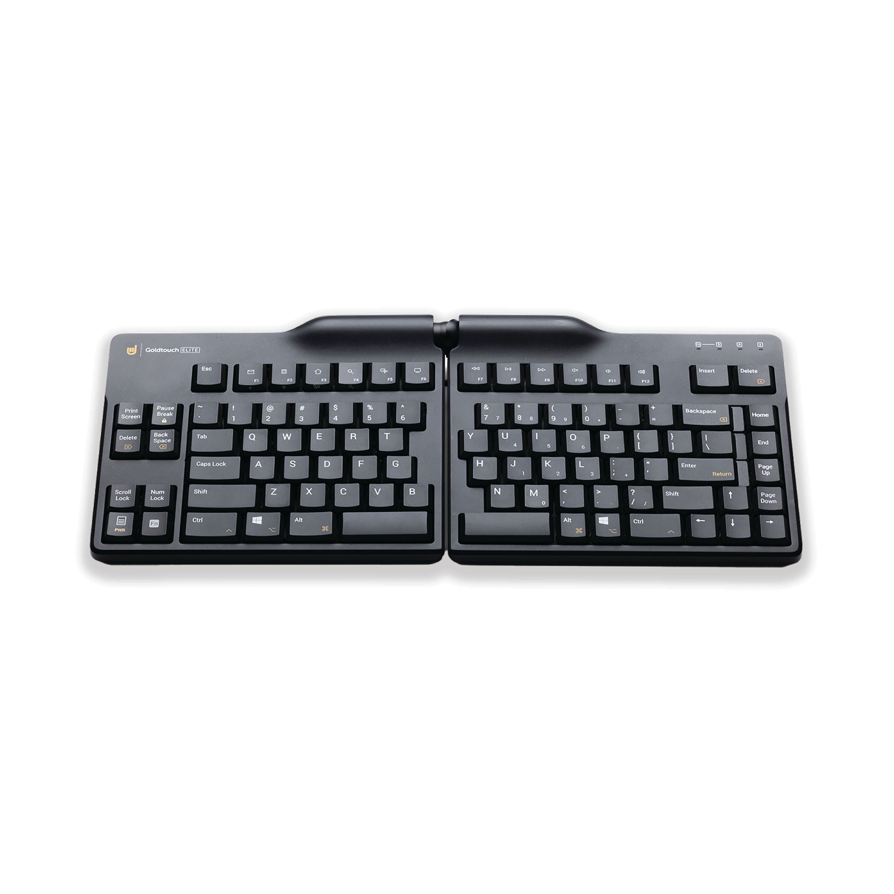 Bakkerelkhuizen Goldtouch Elite Ergonomic Split Keyboard Black Bnegtebuk