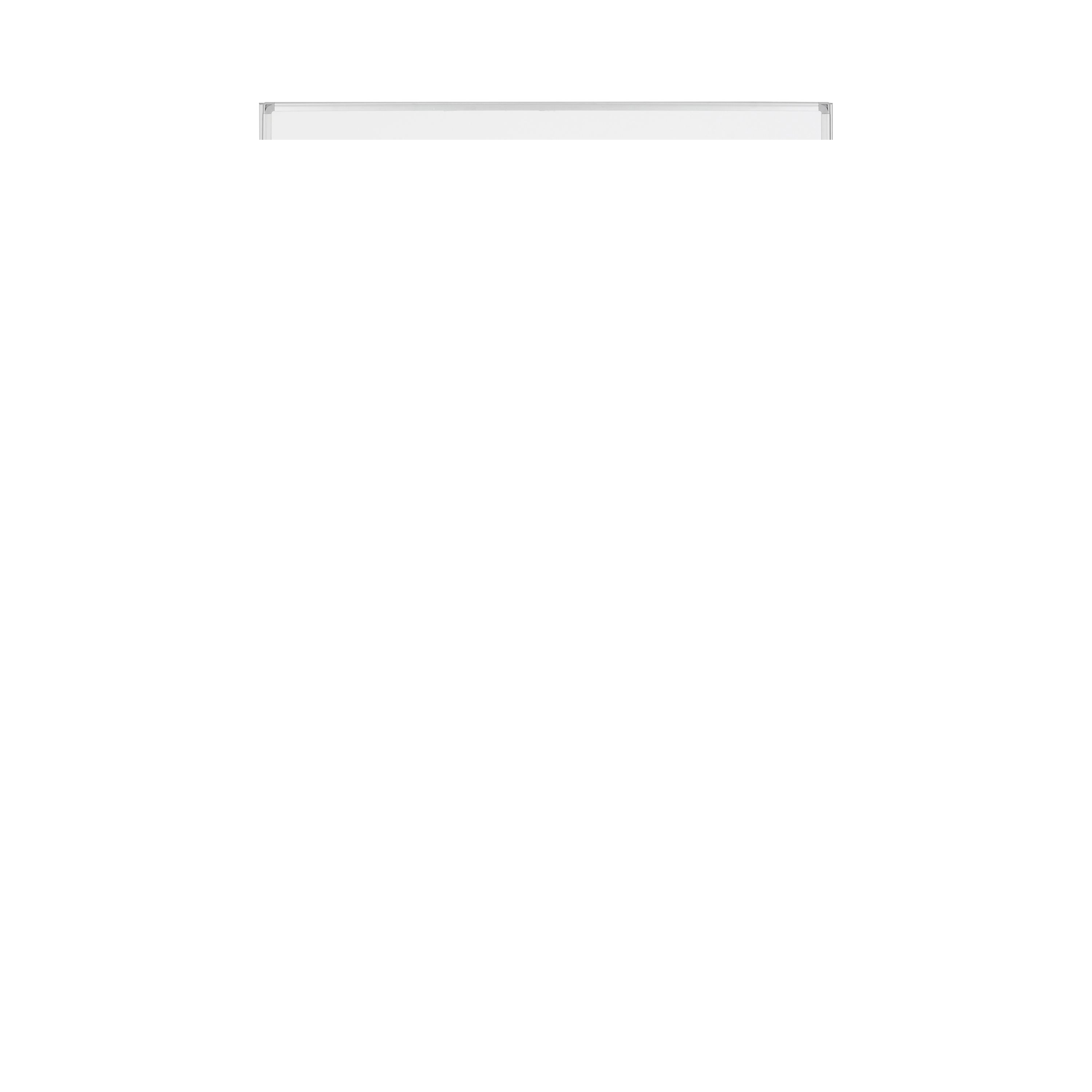 Bi-office Industrial Desk Magnetic Whiteboard Lacquered Steel 120x90cm Sd162606