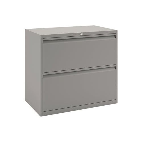 Bisley 2 Drawer Filing Cabinet 800x470x697mm Goose Grey By74760