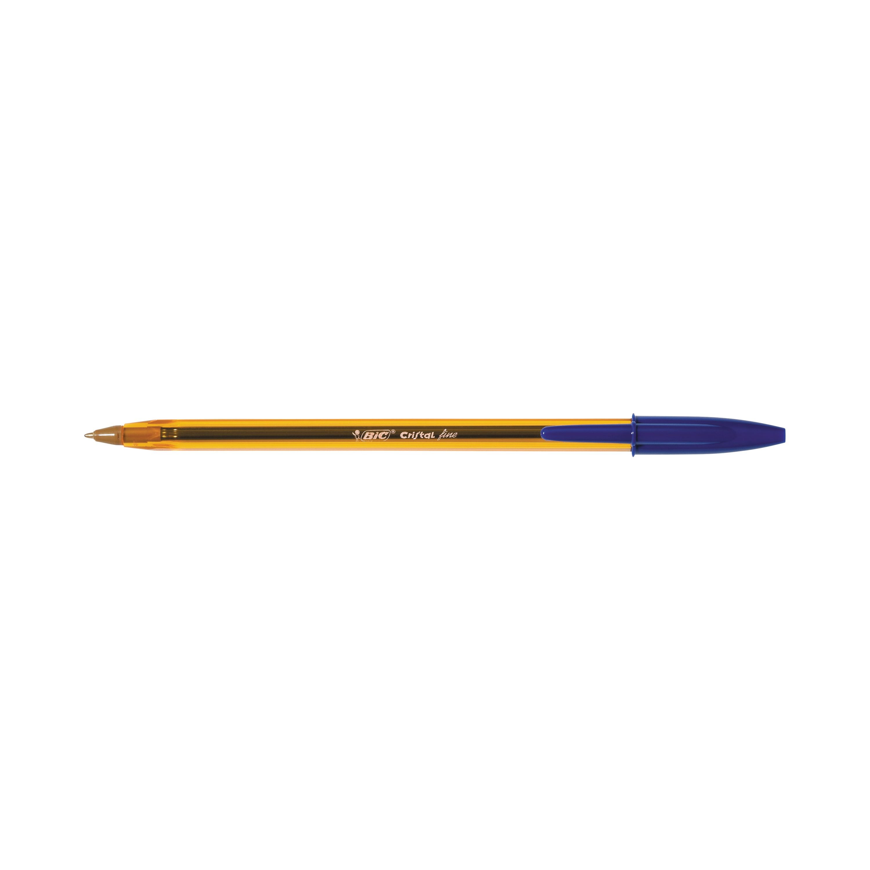 Bic Cristal Fine Ballpoint Pen Blue – (Pack of 50)