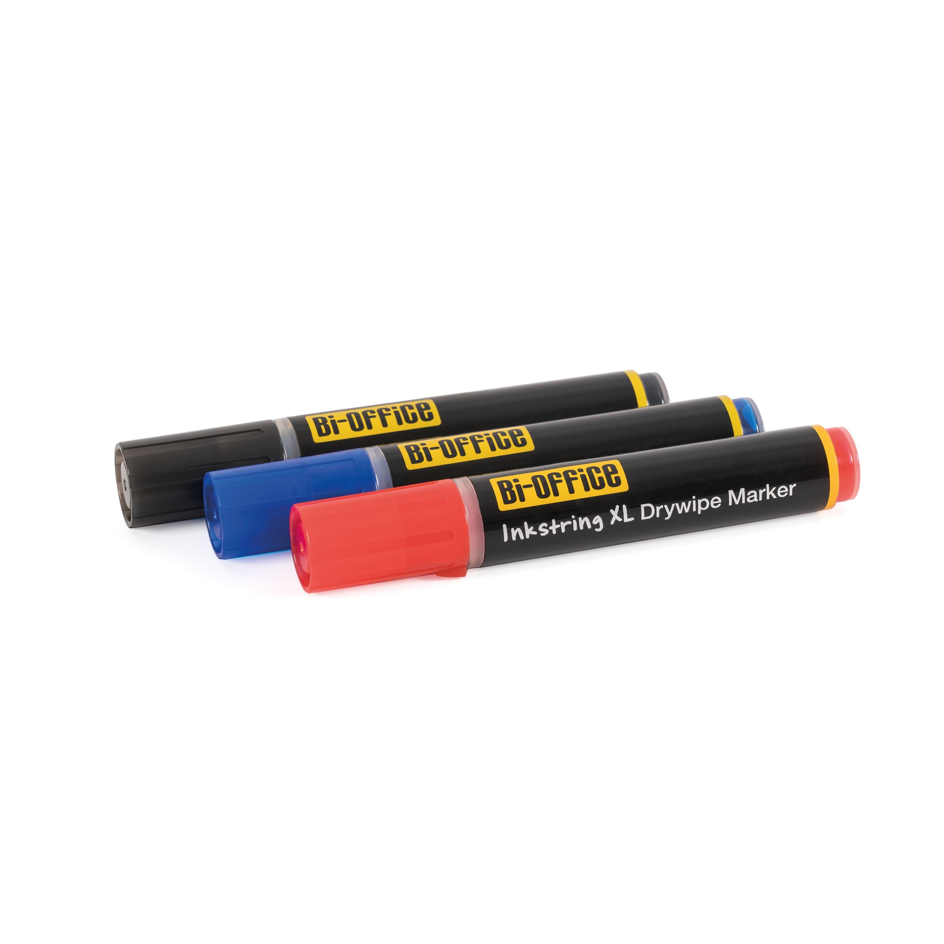 Bi-office Inkstring XL Drywipe Marker Assorted Colours – (Pack of 3)