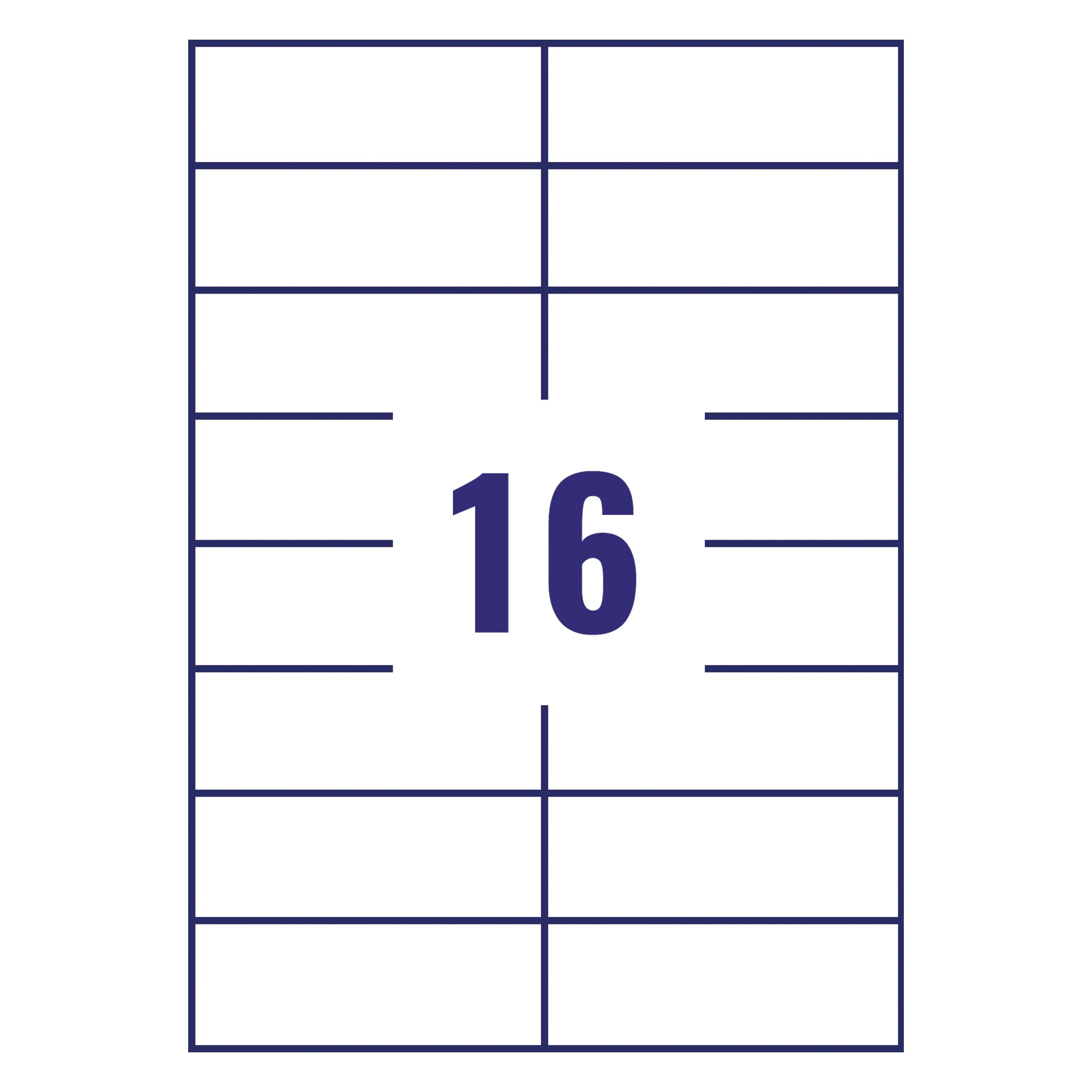 Avery Ultragrip Labels 105x37mm 16 Per Sheet White – (Pack of 1600)