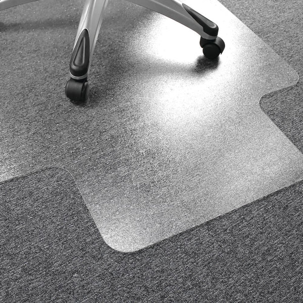 Floortex Cleartex Pvc Chair Mat Carpet Lipped 1200x900x2.2mm Clear 119225lv