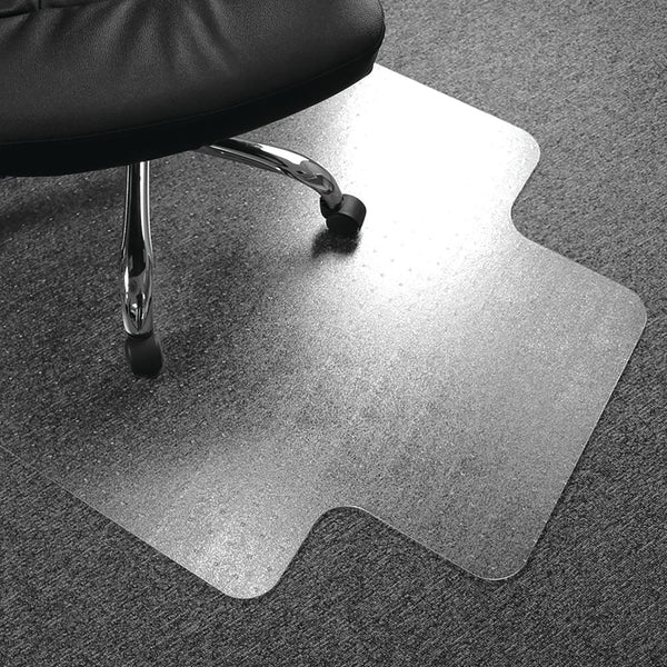 Floortex Advantagemat Pvc Lipped Chair Mat For Carpets Up To 6mm Thick 1340x1150mm