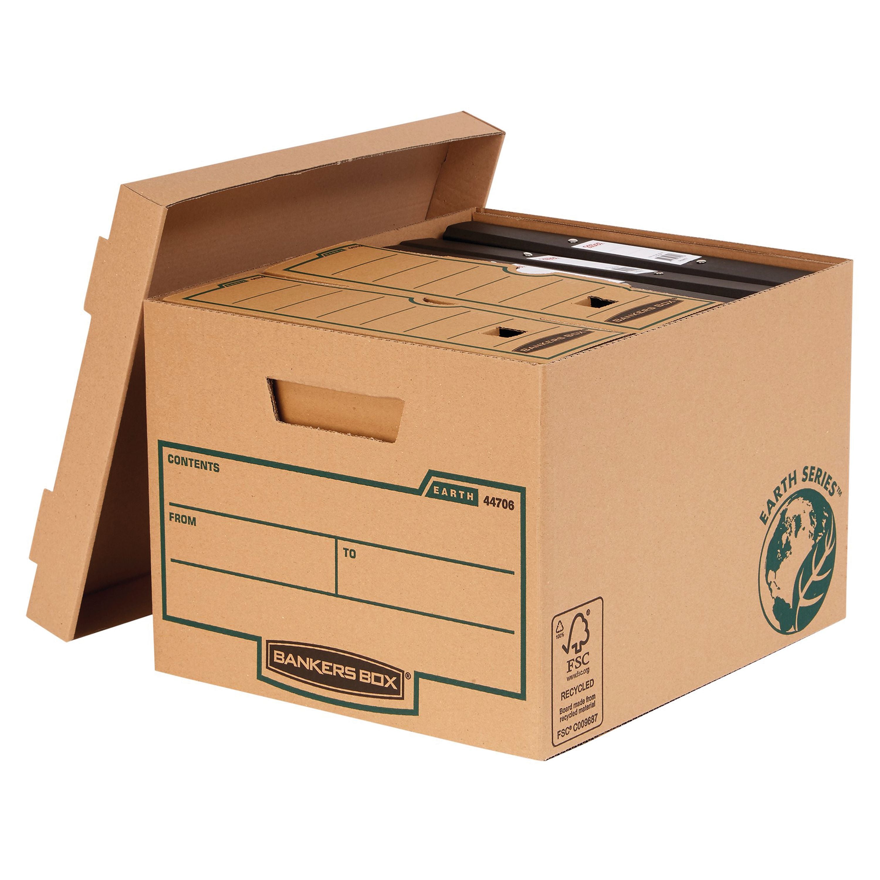 Bankers Box R-kive Earth Storage Box Brown – (Pack of 10)