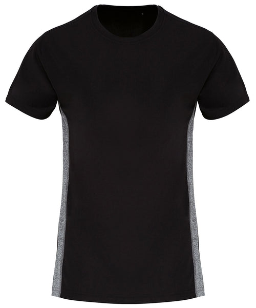 Tri Dri Women'S Contrast Panel Performance T-Shirt - TR048