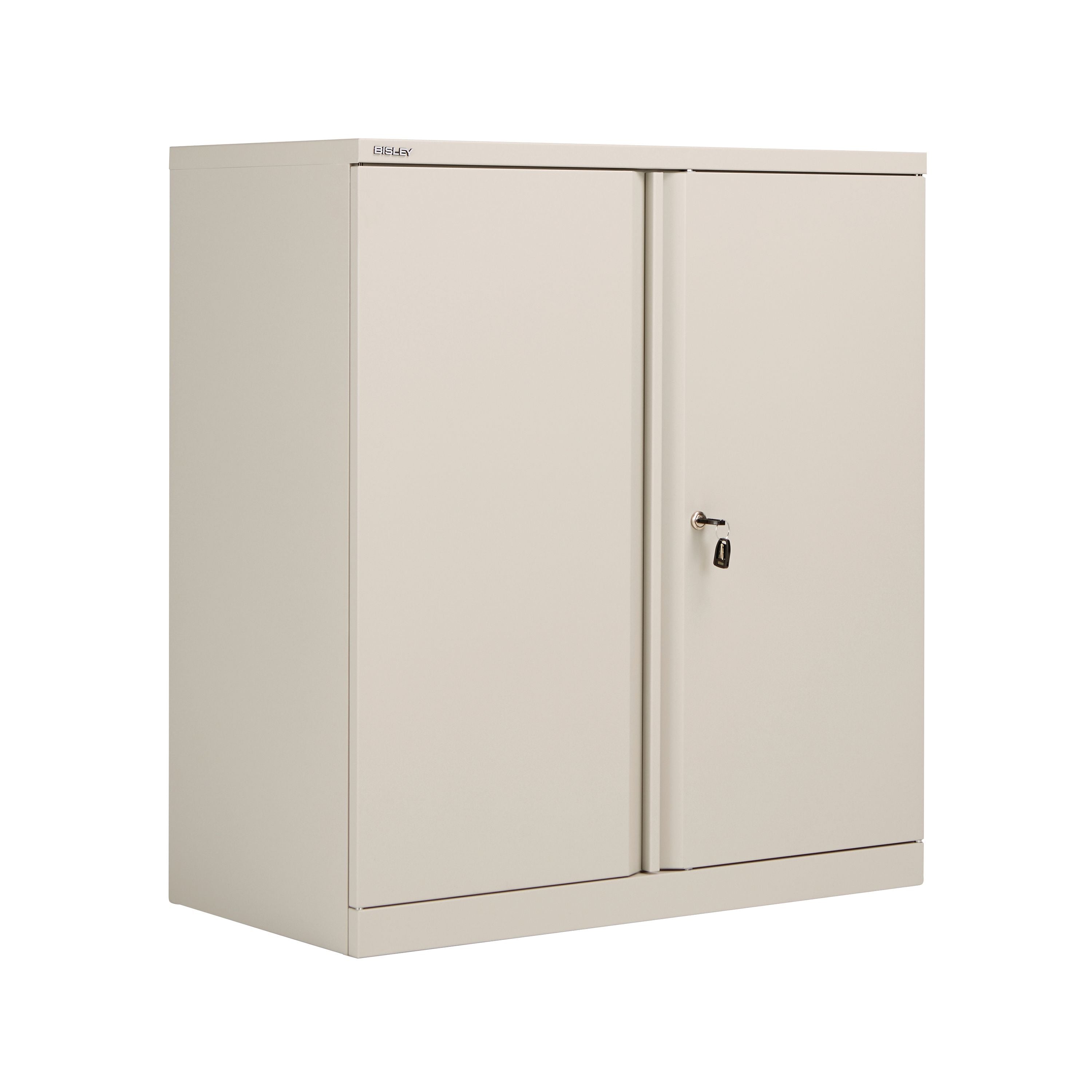 Bisley 2 Door Cupboard Empty 915x470x1000mm Goose Grey Kf78709